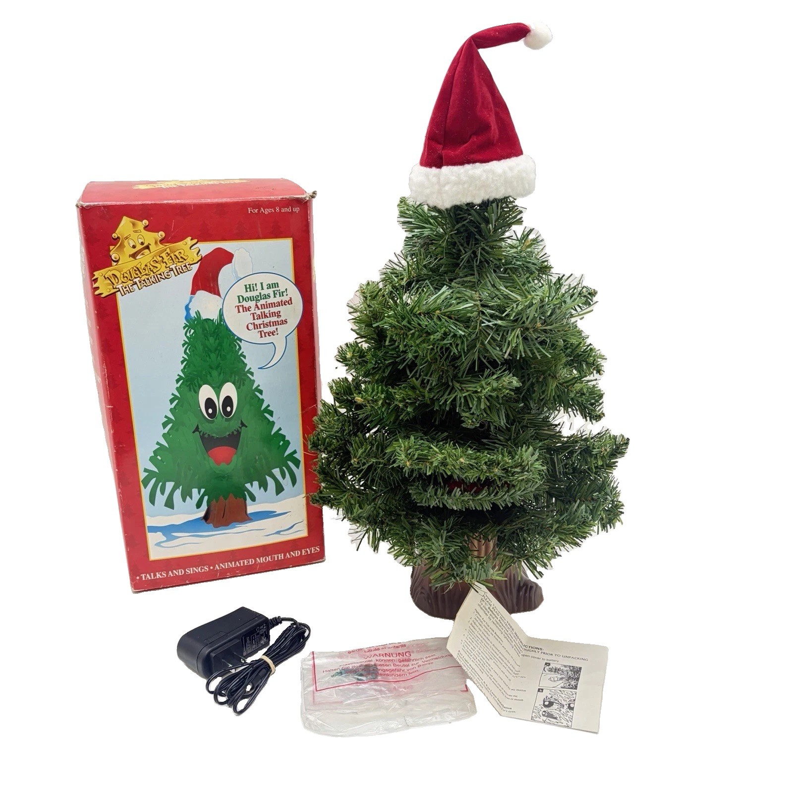 Vtg 1996 Gemmy Douglas Fir The Animated Talking Christmas Tree 