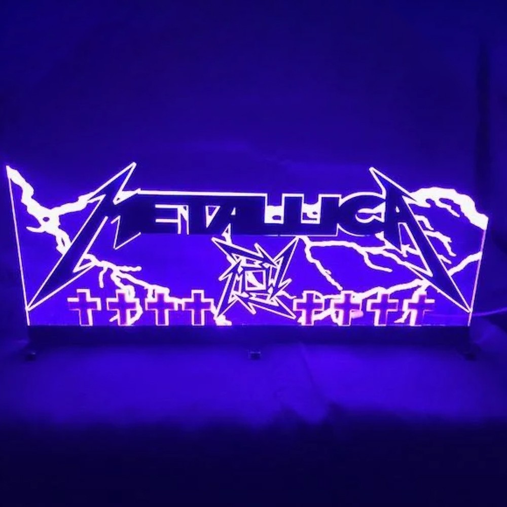 Metallica Pinball Topper Acrylic Led Rgb Pinball Topper for Pinball Amchine
