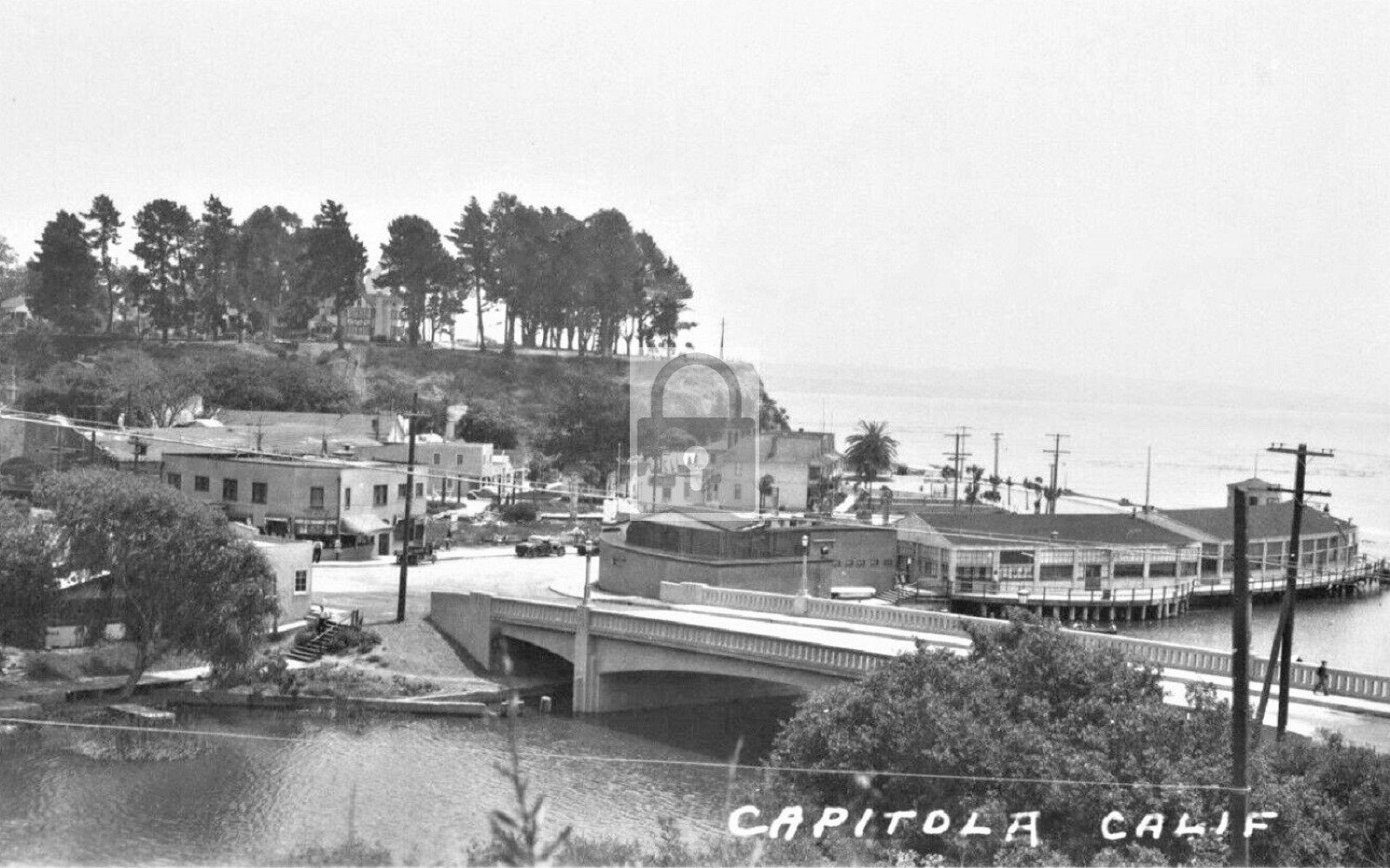 Aerial View Capitola California CA - Reprint