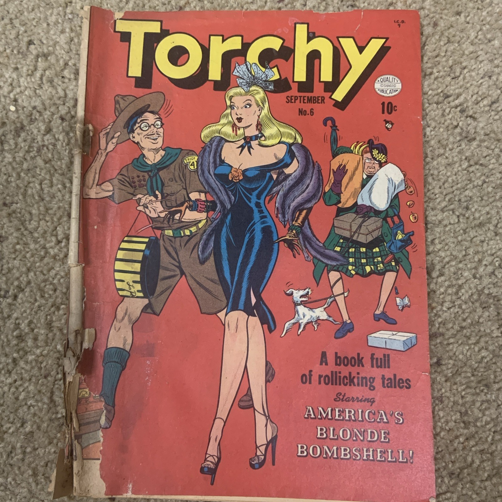 Torchy #6 - Nice Pages Bill Ward Good Girl Art    1950 Bikinis Negligee Sexy