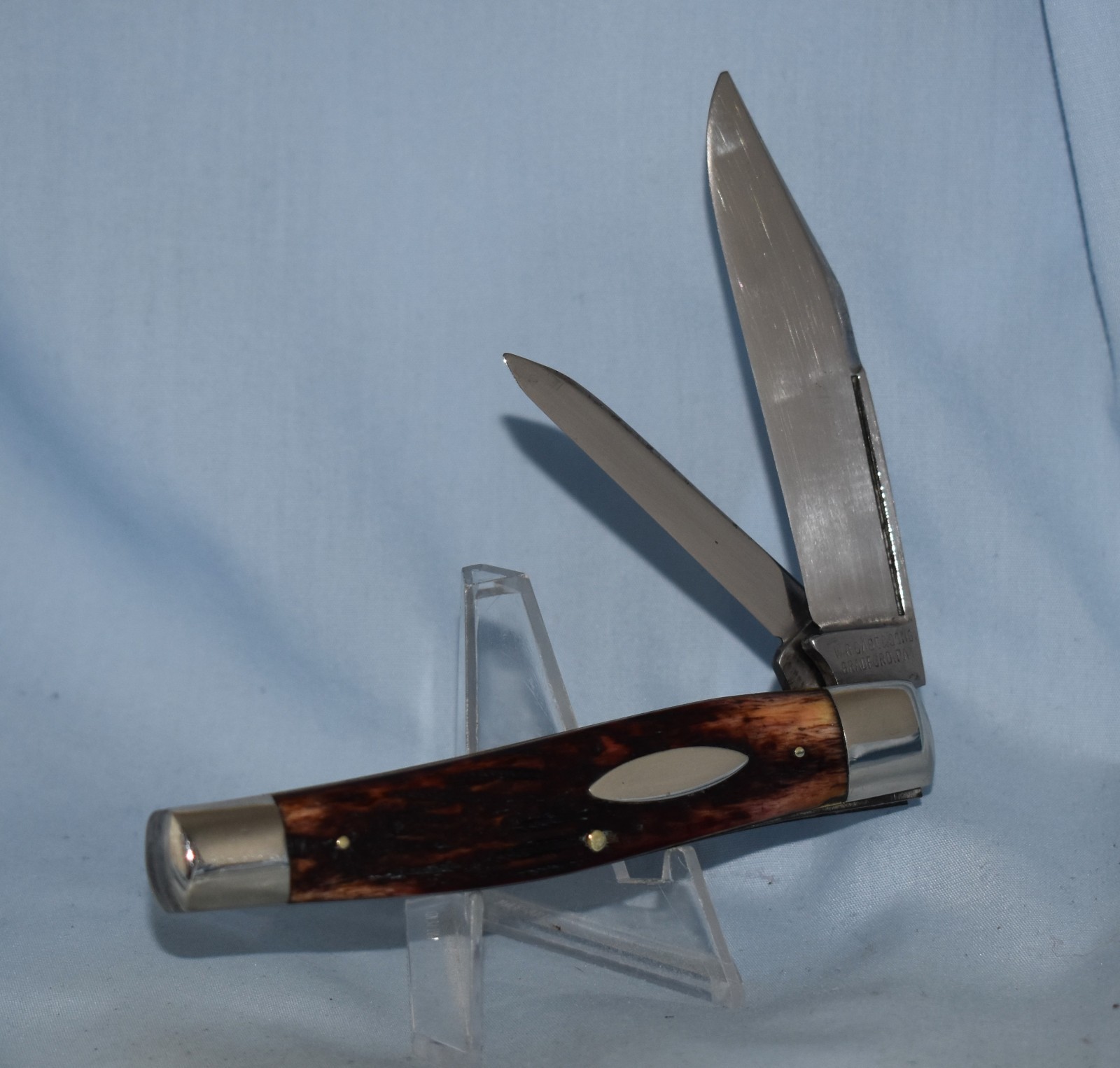 RARE VINTAGE W R CASE & SONS ROGERS BONE STOCKMAN JACK KNIFE 6275LP 1905-14
