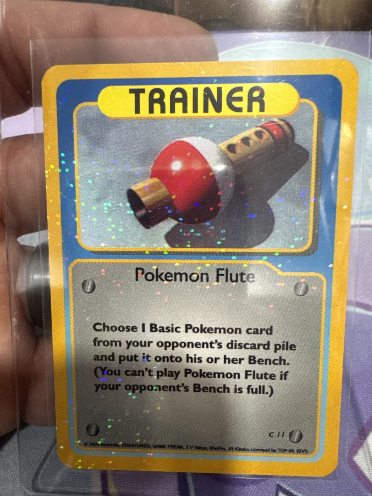 Holo Pokemon Flute Funskool Pokemon India single card