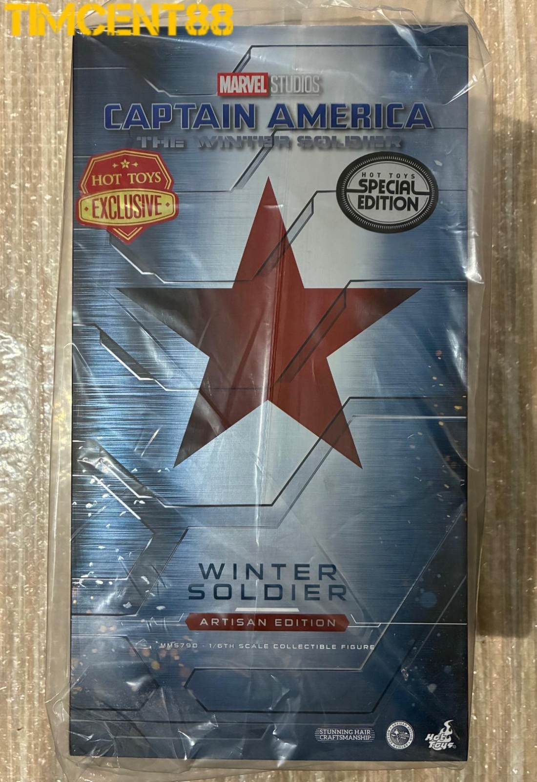 Ready Hot Toys MMS790AEB Captain America 1/6 The Winter Soldier Artisan Special