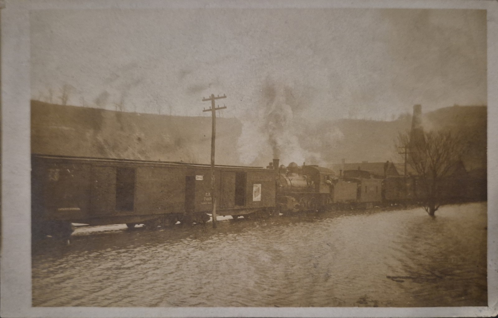 RPPC PRR? Pennsylvania? Railroad Steam Locomotive Real Photo Postcard UDB c1905