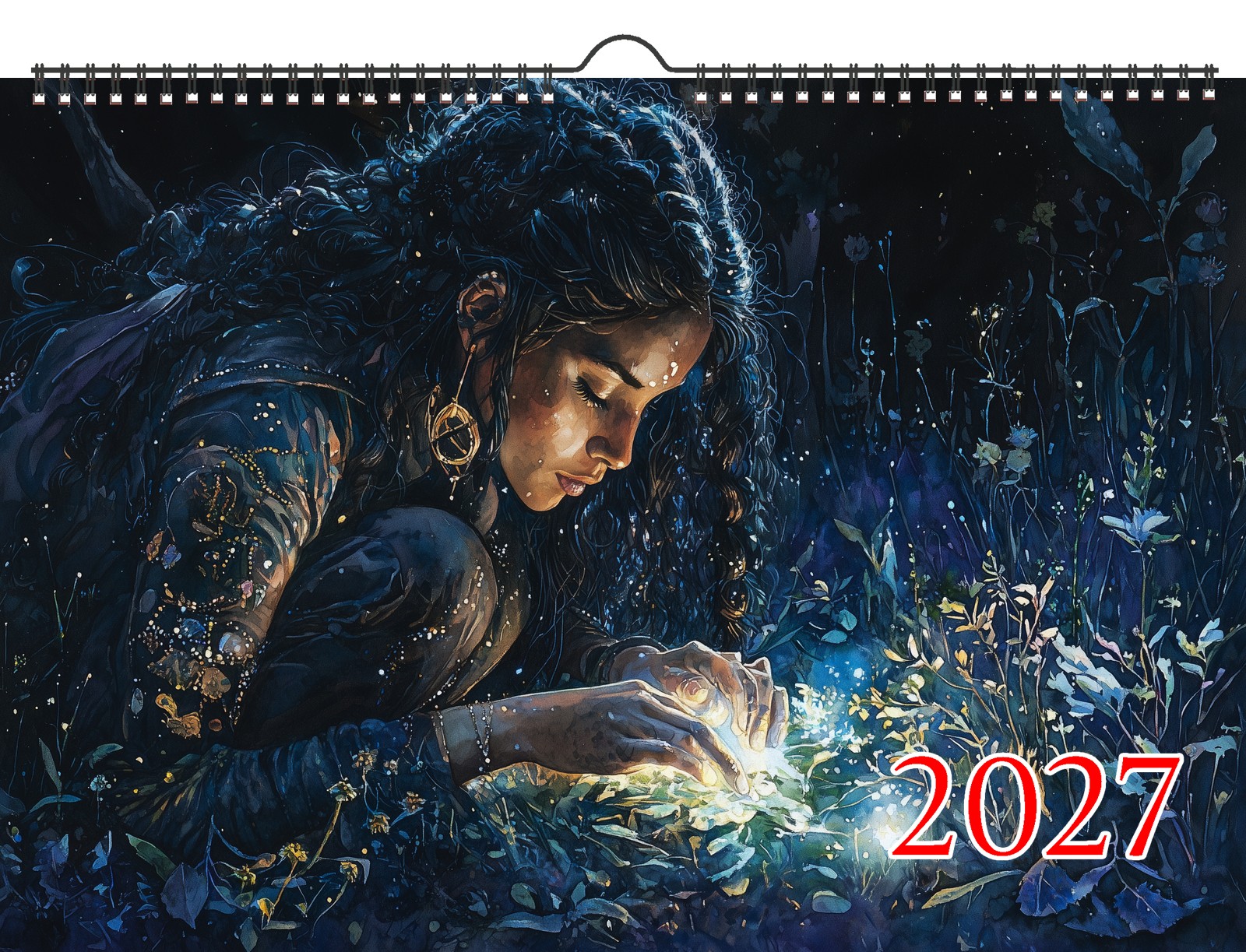 2027 Wall Calendar ~ Celestial Witches: Mystical Women Weaving Magic Under