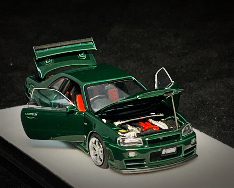 PGM 1:64 Z-TUNE Green Diecast Model - Perfect for Nissan & Tuning Car Fans Gifts