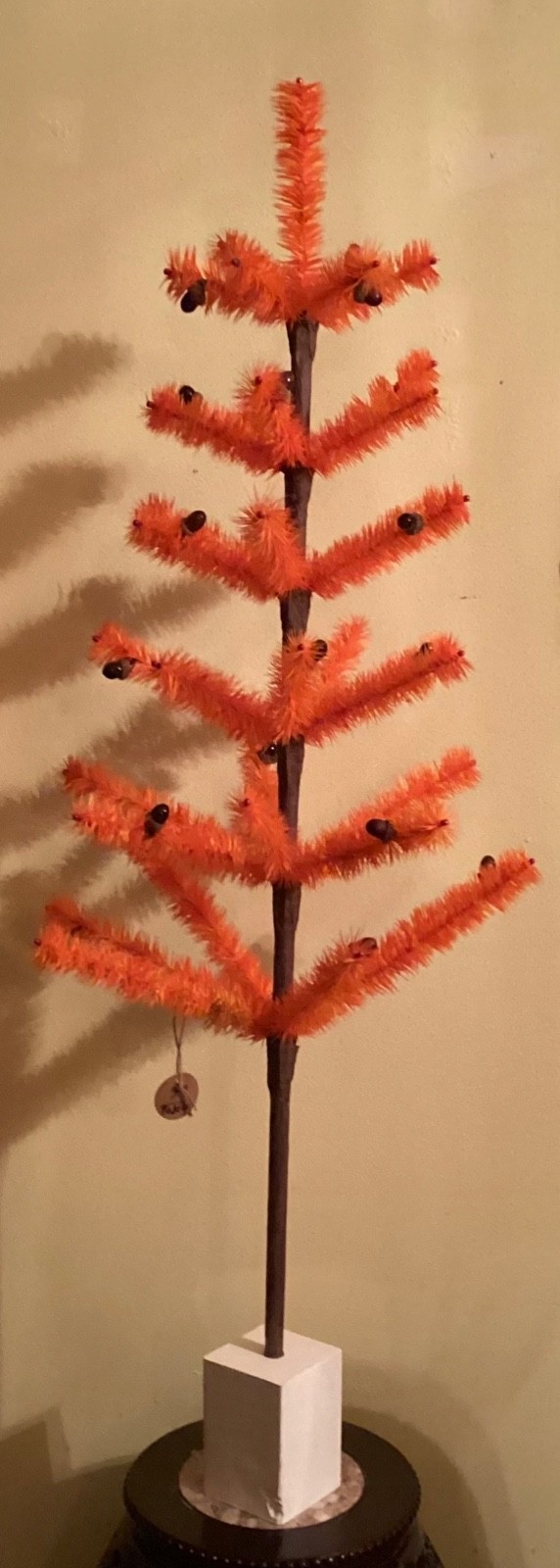SALE 3.5 ft Authentic 1850s German Autumn Goose Feather Tree 😹🥳we’ll make it