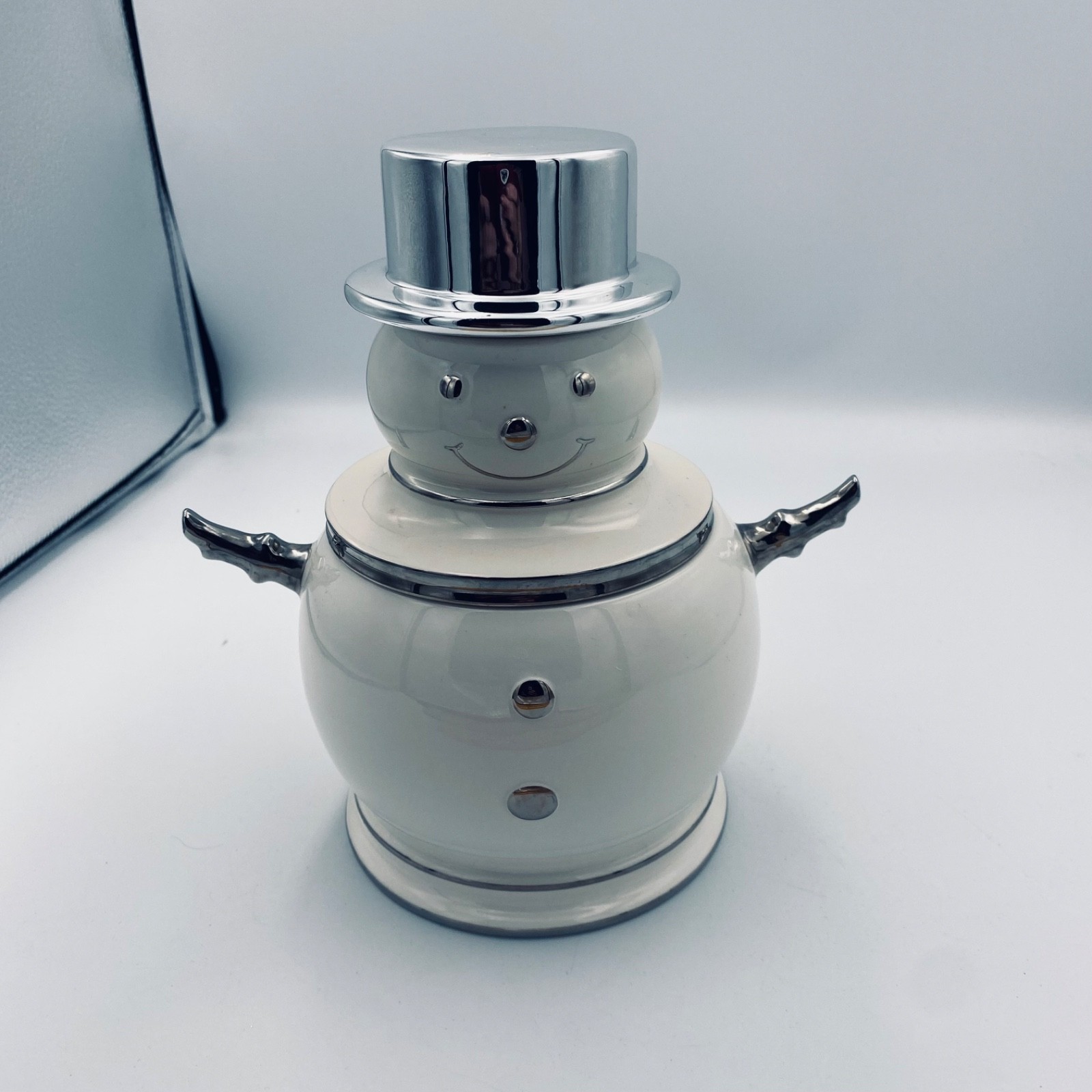 2007 Slatkin & Co. The Perfect Christmas Snowman Cookie Jar Harry Slatkin
