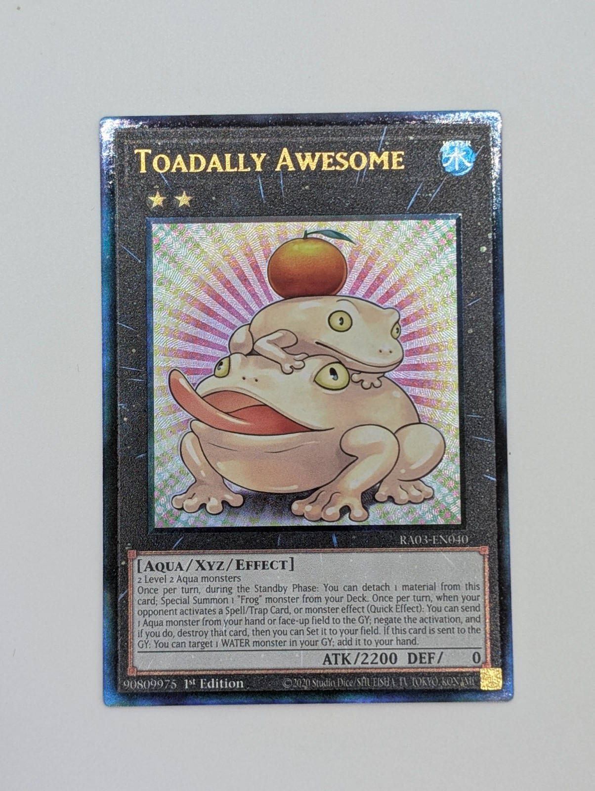 TOADALLY AWESOME - Ultimate Rare - RA03-EN040 - 1st Ed - NM/M