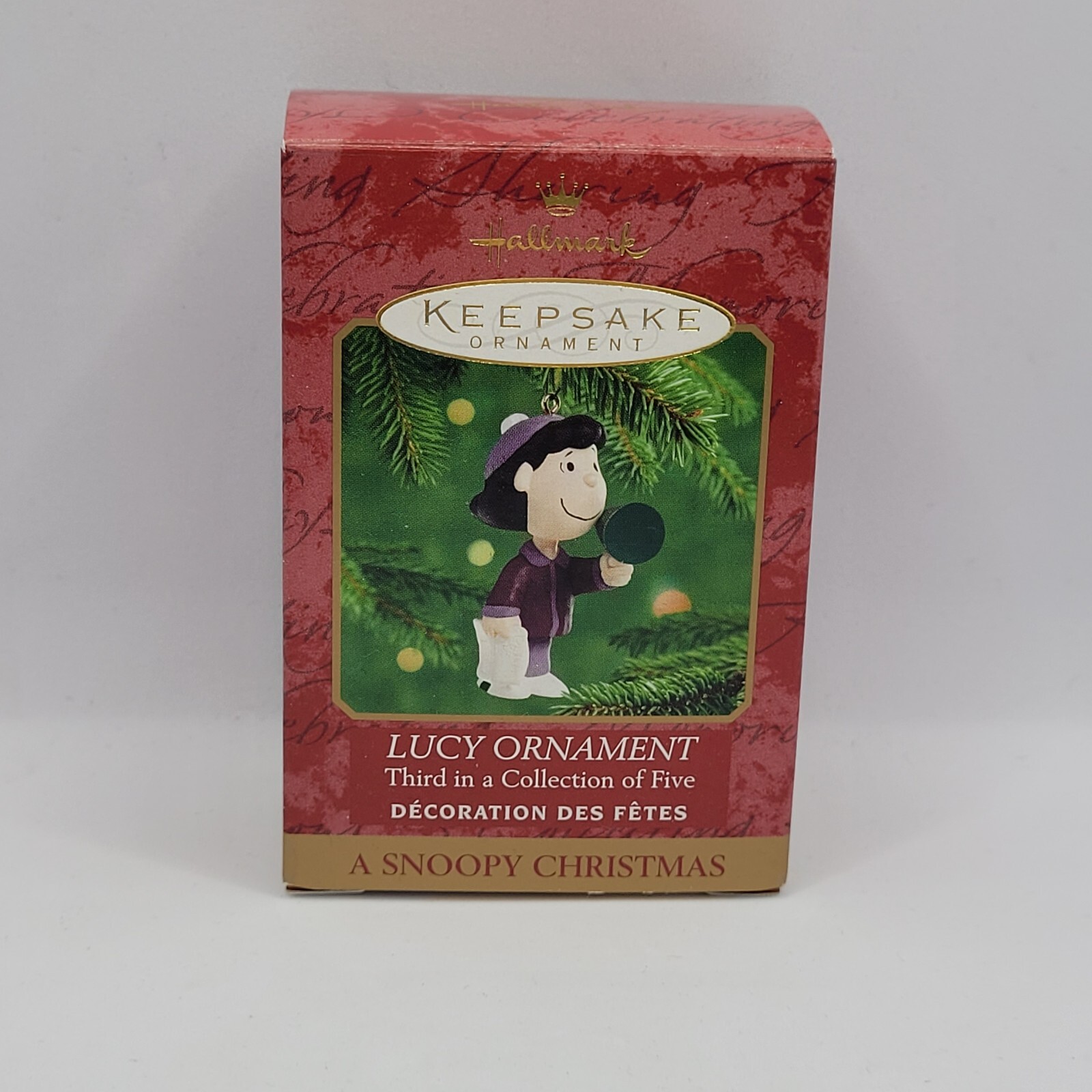 Hallmark Keepsake Ornament Peanuts Lucy A Snoopy Christmas