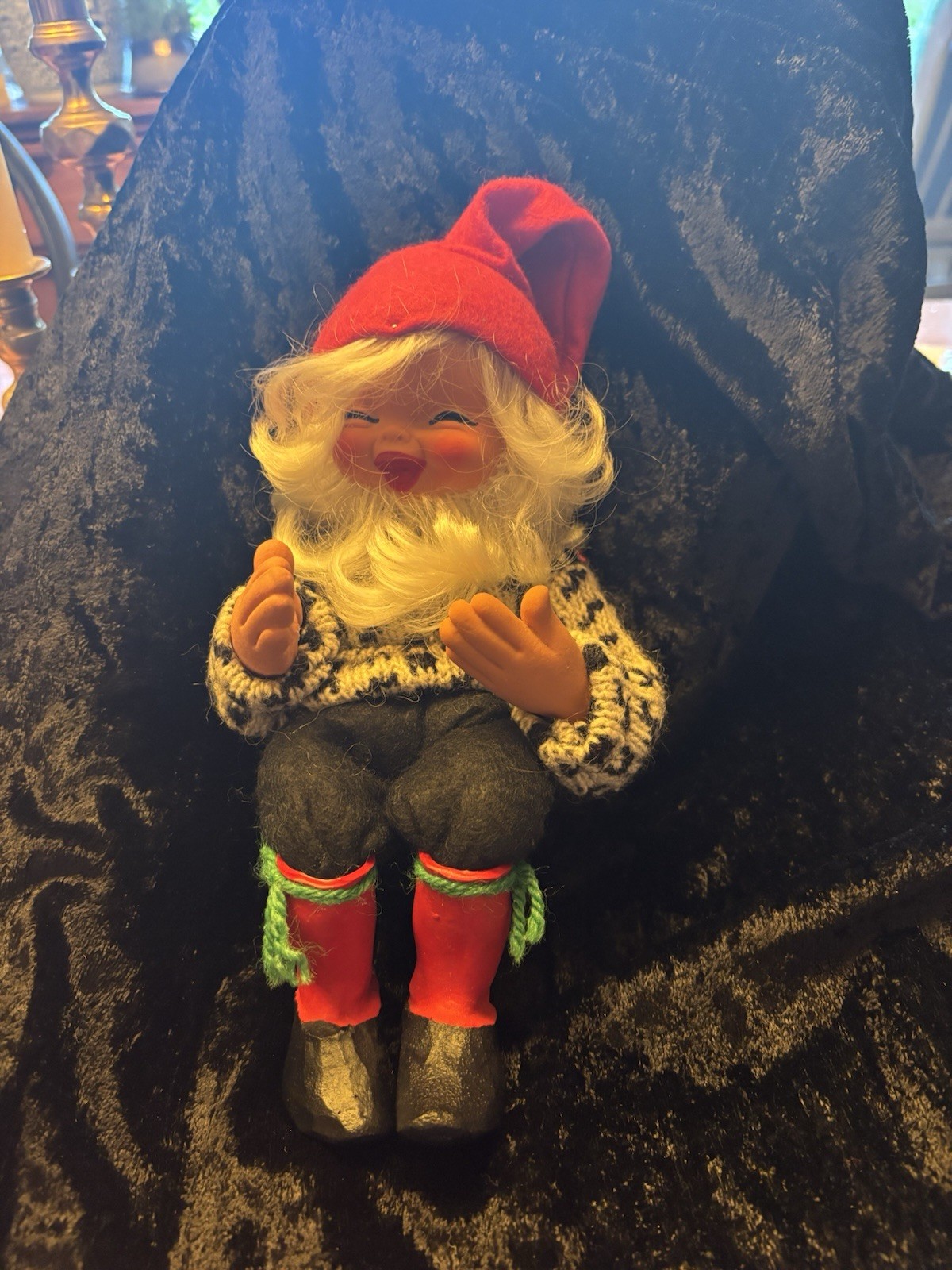 Vintage Arne Hasle Askim Norge Nordic Christmas Folklore Nisse DOLL 