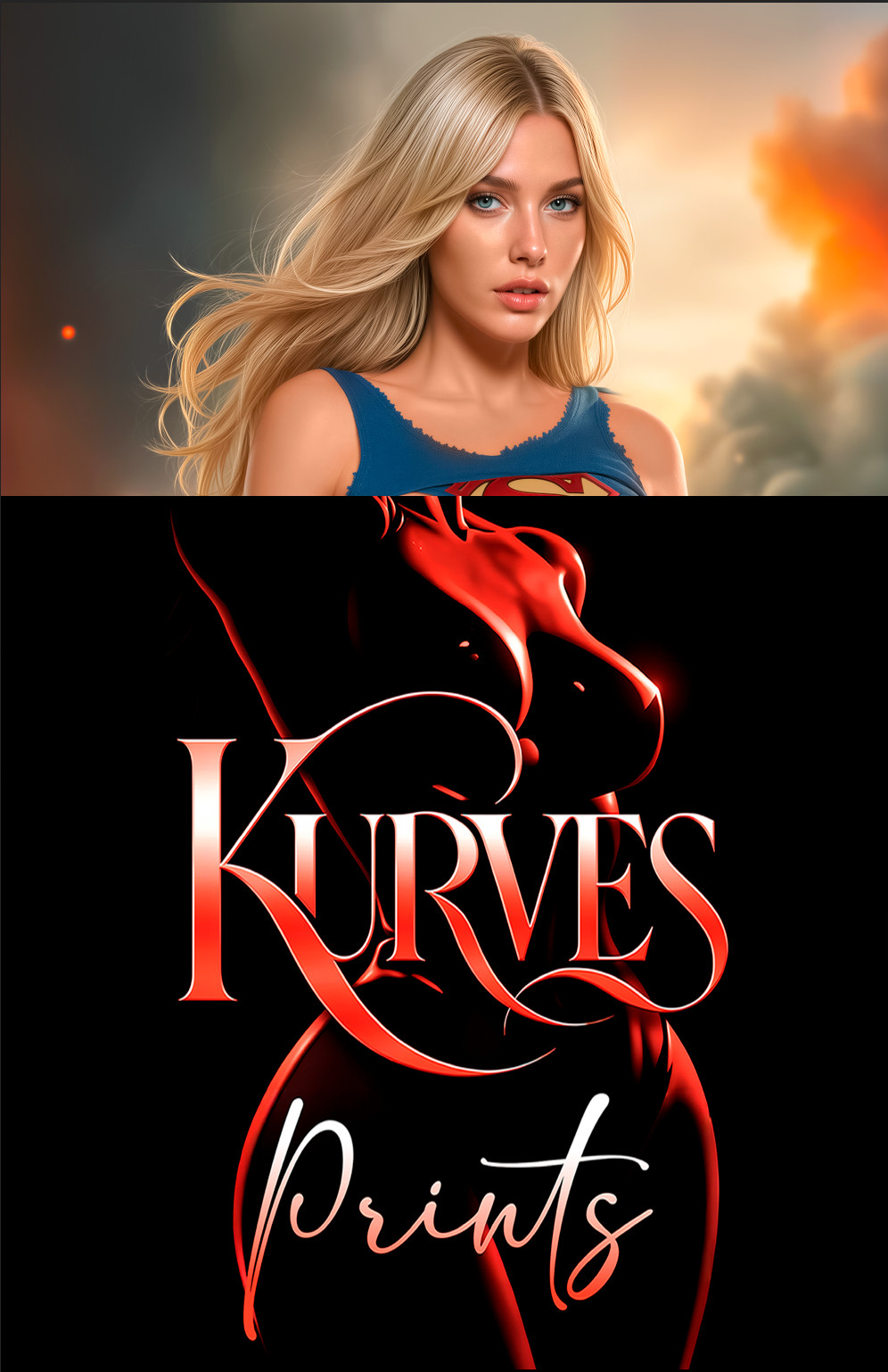 SUPERGIRL V3 | VIRGIN NT | SINGLE COVER PRINT | KURVES COMICS