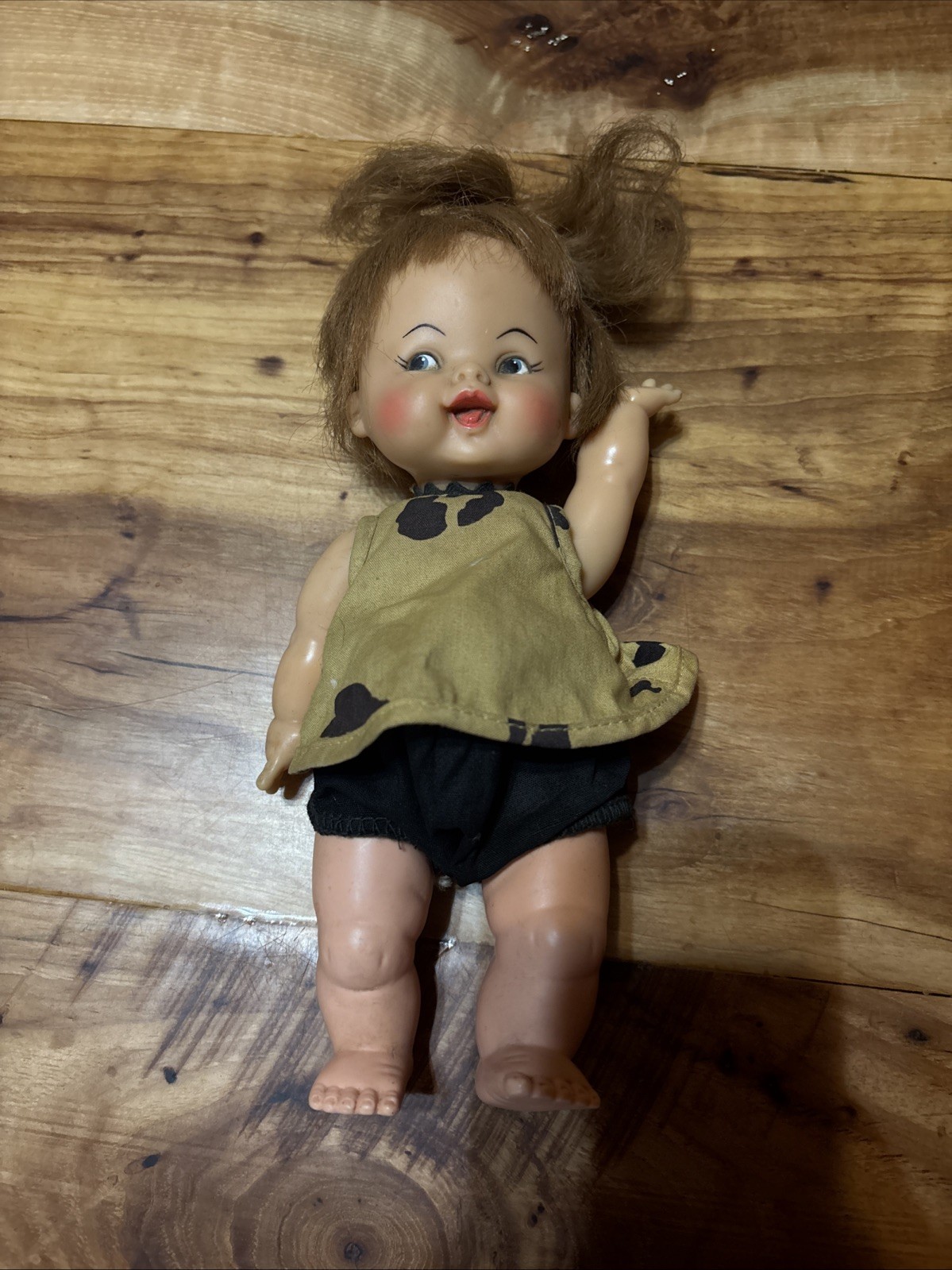 Pebbles Flintstone Doll 16” - 1960s Hanna Barbera Toy Doll - Ideal Toy Corp.