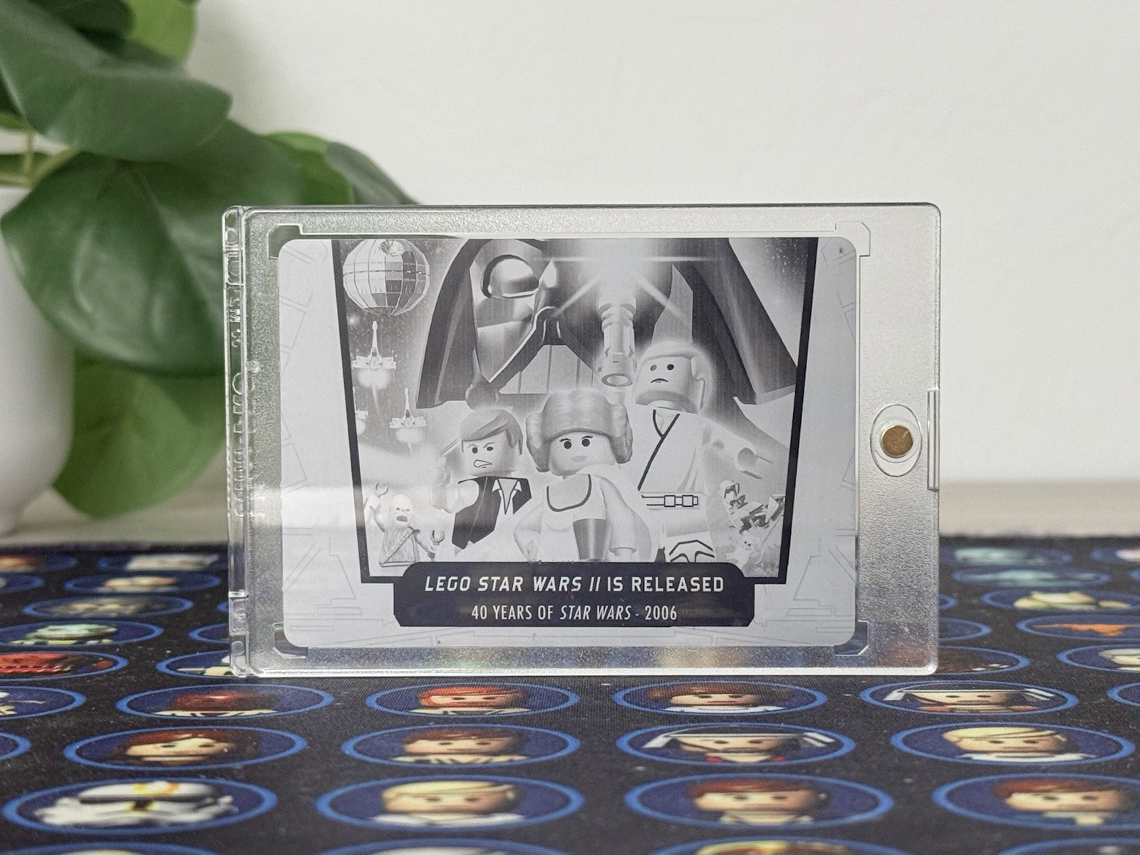 RARE 1/1 LEGO Star Wars II 2017 Topps 40th Anniversary Printing Plate