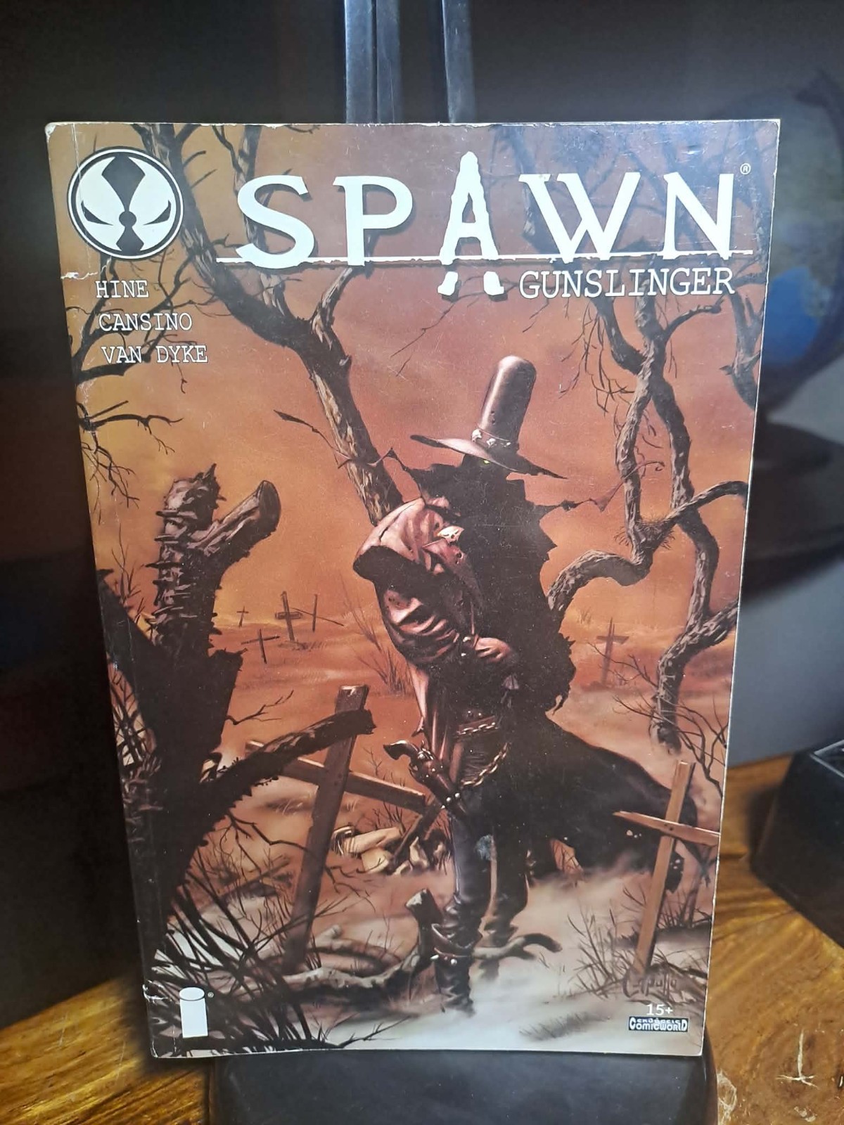 Spawn #174, Greek Edition, 2008. First Gunslinger.