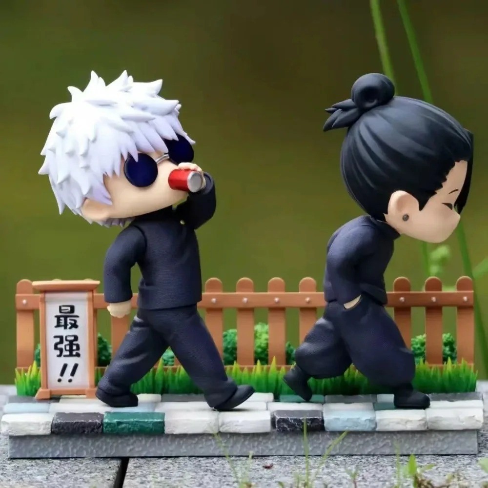 2pcs Anime Jujutsu Kaisen Gojo Satoru & Geto Suguru Action Figures Toy Set