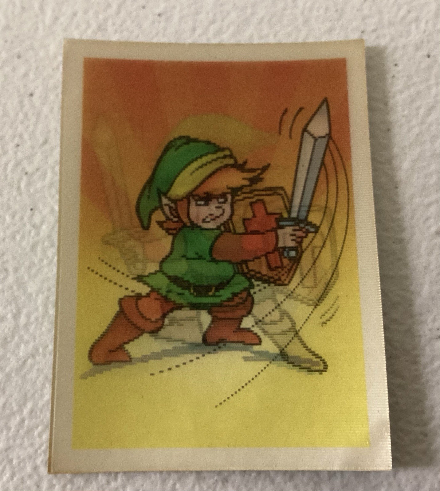 Vintage 1988 Nintendo Legend Of Zelda Ralston Cereal Magic Motion Card Link Rare