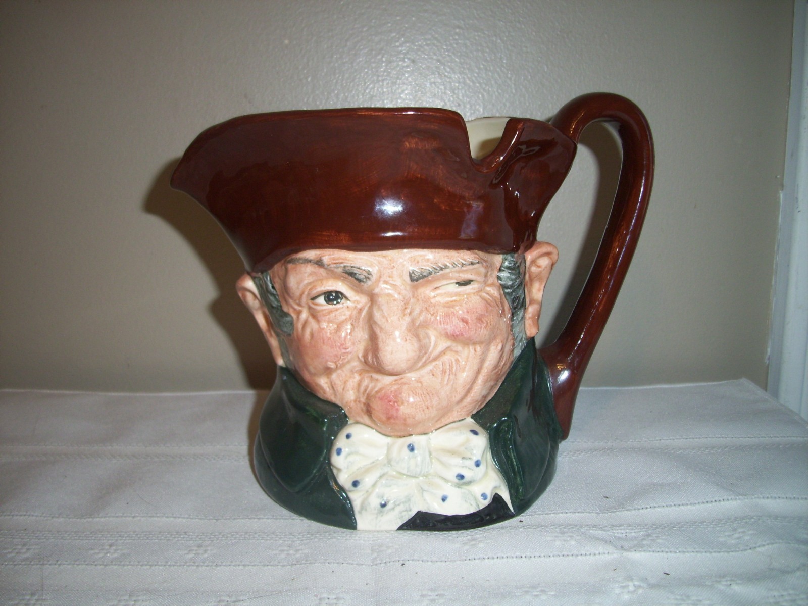 Royal Doulton Old Charley Character Jug D5420 Vintage Toby Mug Large 5 3/4