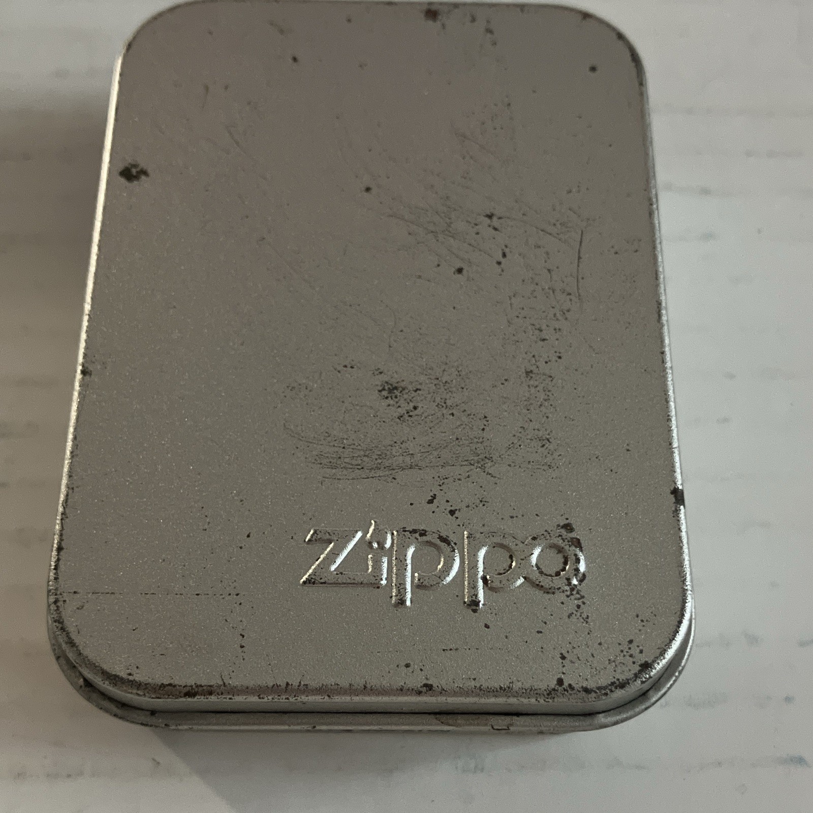 Vintage 1999 Three Stooges Zippo Lighter CIB Unfired 3 Silly Men Stickered Tin