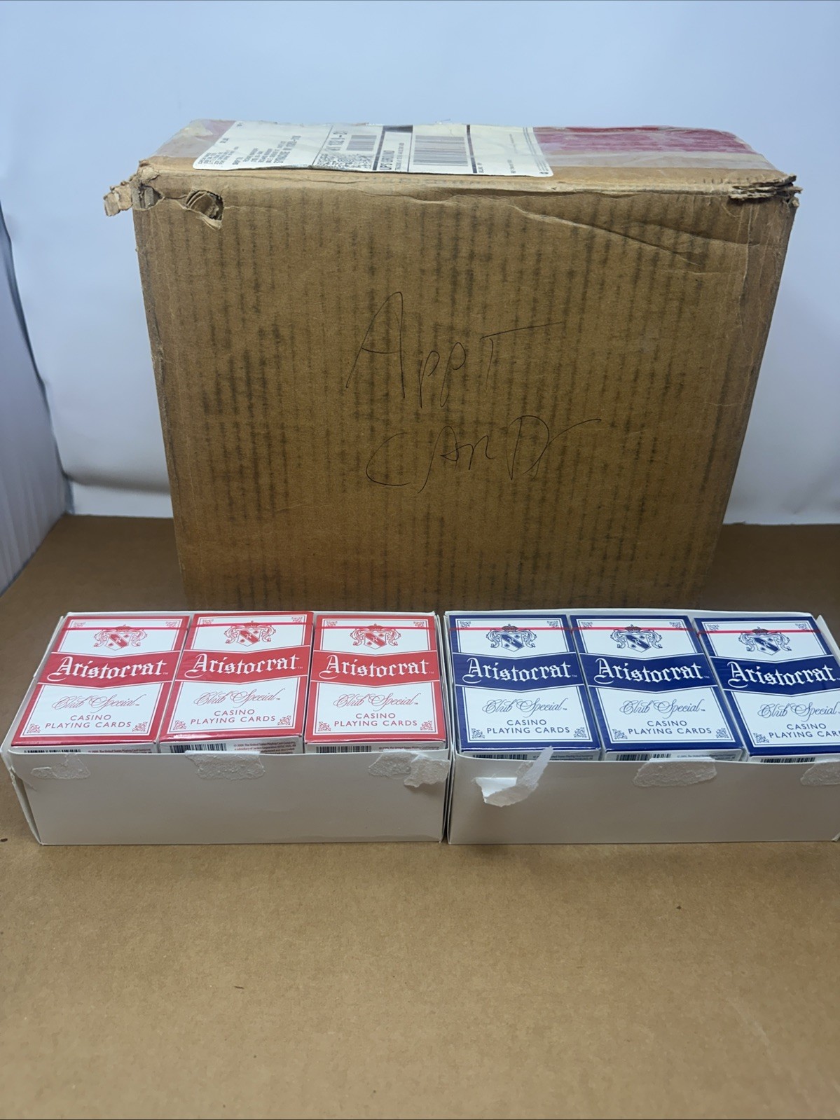 Aristocrat Club Special Casino Playing Cards Soboba Casino Red Blue 123 Deck Lot
