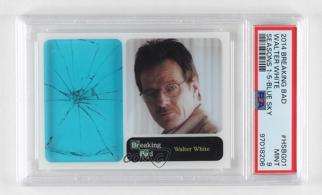 2014 Cryptozoic Breaking Bad Seasons 1-5 Blue Sky Walter White PSA 9 MINT 0b3o