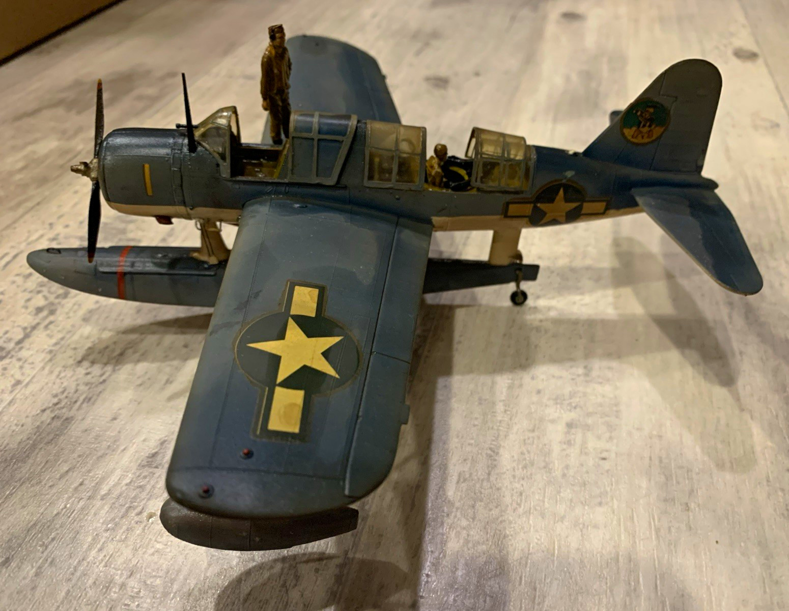 Vought OS2U Kingfisher floatplane used by the U.S. Navy.