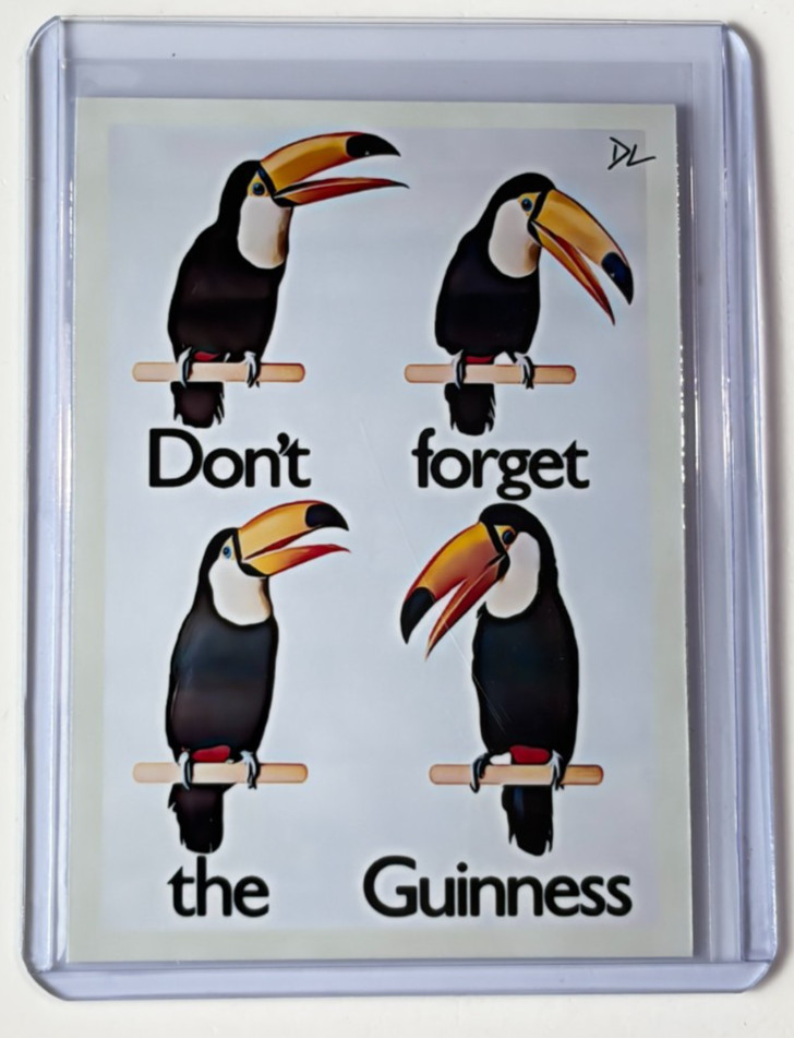 Guinness Stout Limited Edition Artist Signed Trading Card 3/10