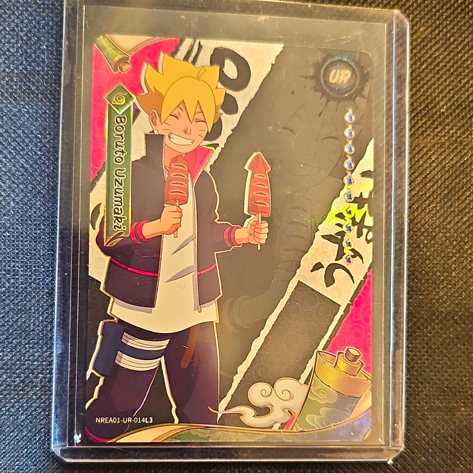 KAYOU Boruto Uzumaki UR Trading Card NREA01-UR-014L3