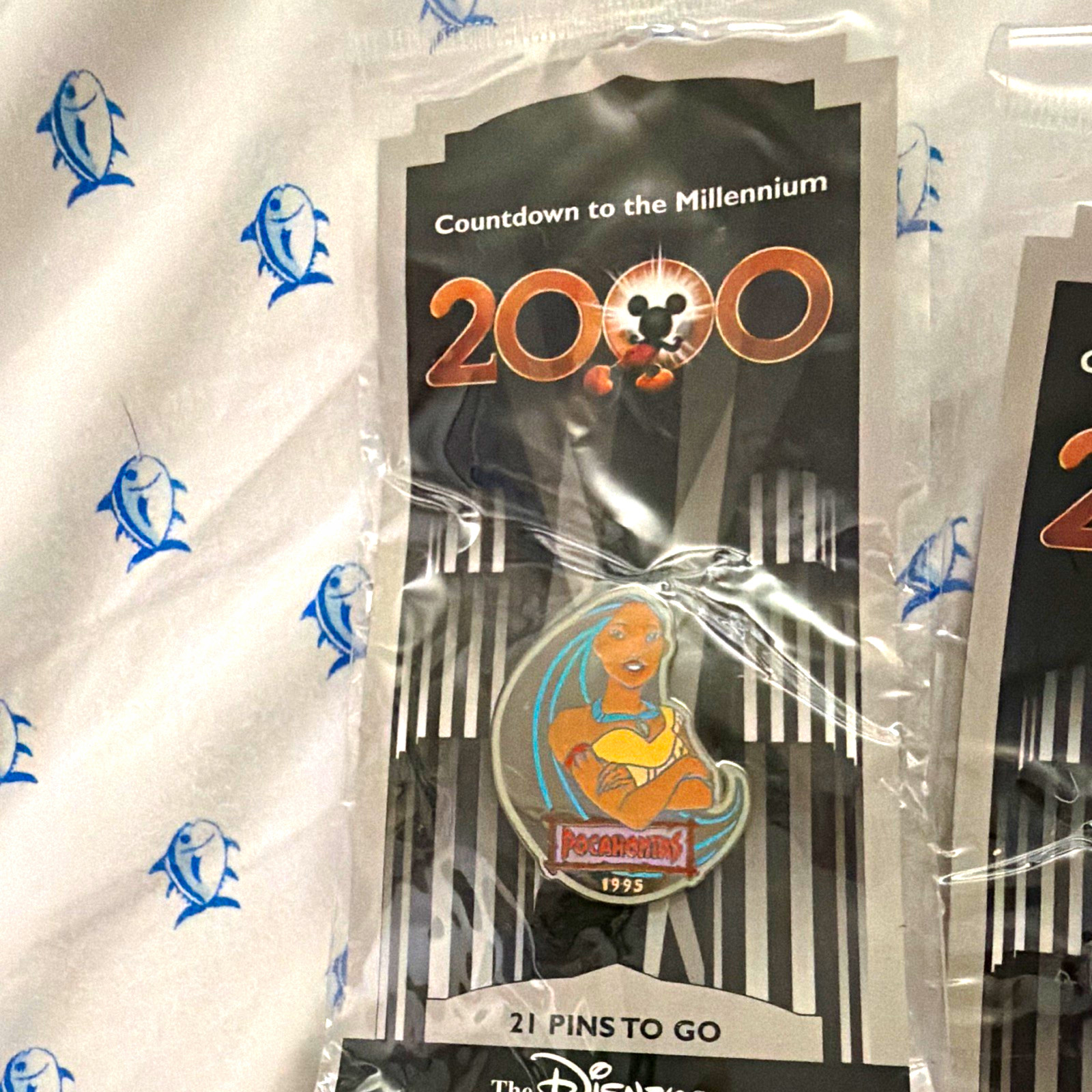 Disney Store Countdown to the Millennium 2000 Pin Set - Millennium Theme #21-29