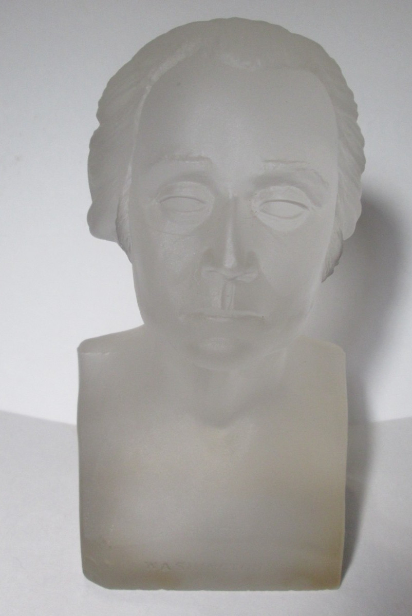 Antique RARE Gillinder & Sons 1876 Centennial George Washington Bust