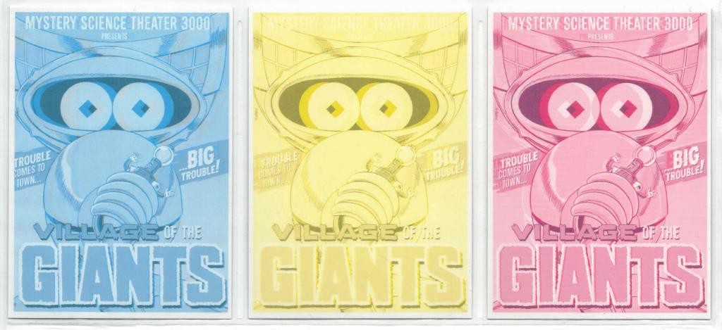 MST3K Ser. 2. Color Proof Cards For Anaglyph 3D Card #53- Village Of The Giants