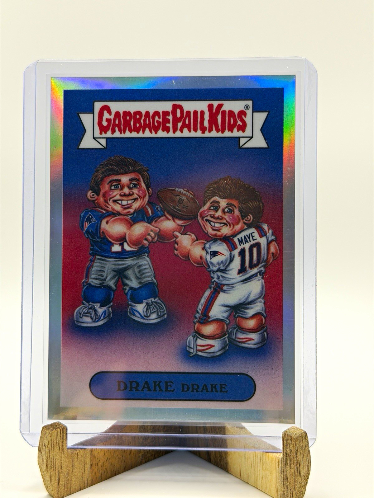 Topps 2026 Bowman Chrome GPK x NFL Insert Drake Drake NFLG-DM Drake Maye