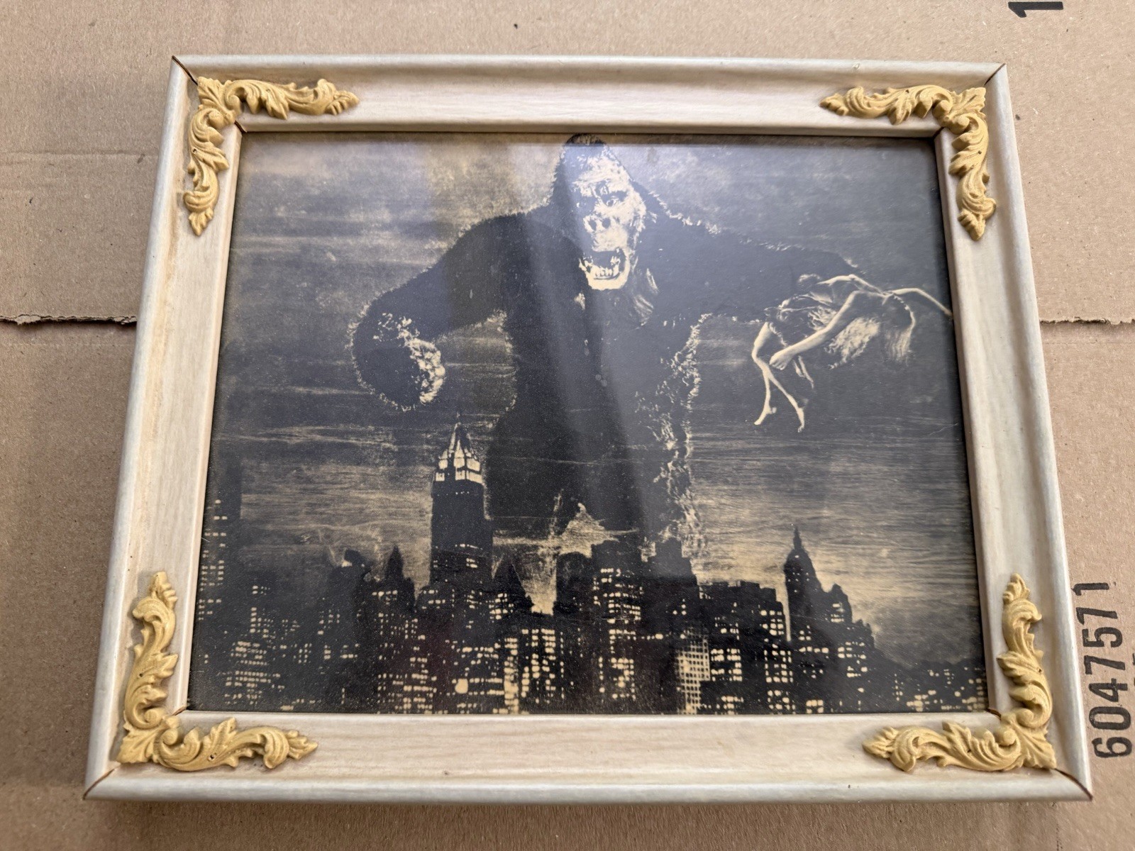 1972 RP Official Print Original King Kong Fay Wray Framed