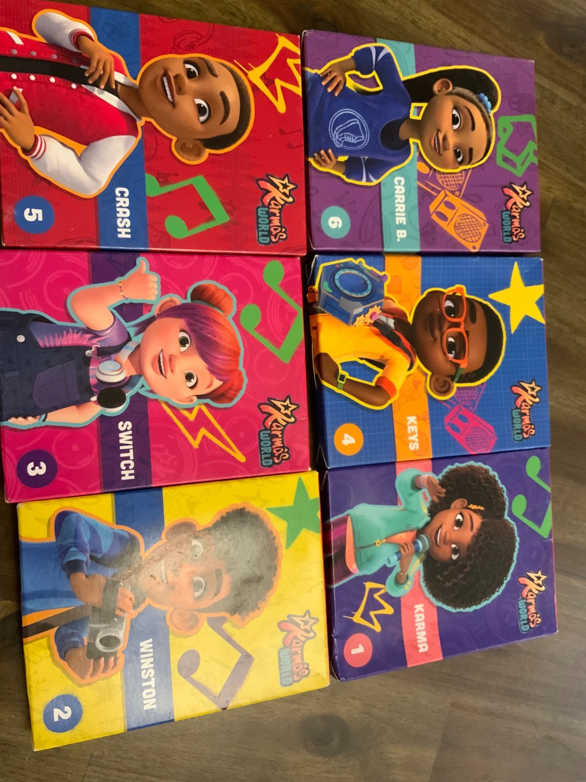 PBS Kids Hero Elementary Character Trading Cards Lot of 6 AJ Sara Benny Lucita M