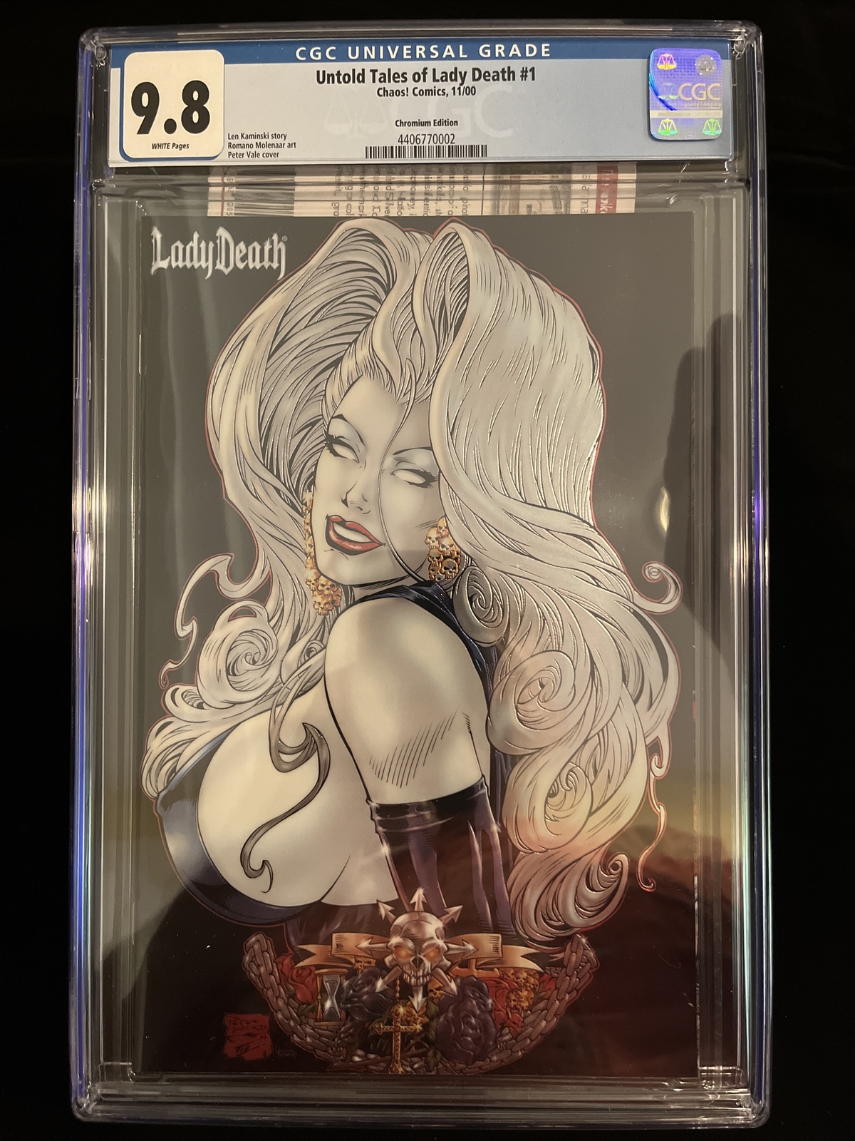 Untold Tales of Lady Death #1 - Chaos Comics 2000 CGC 9.8 Chromium Edition