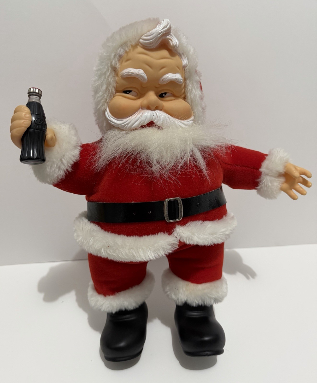 Vintage Rubber Face Santa Coca Cola 1988 Rich’s Francesca & Co Christmas