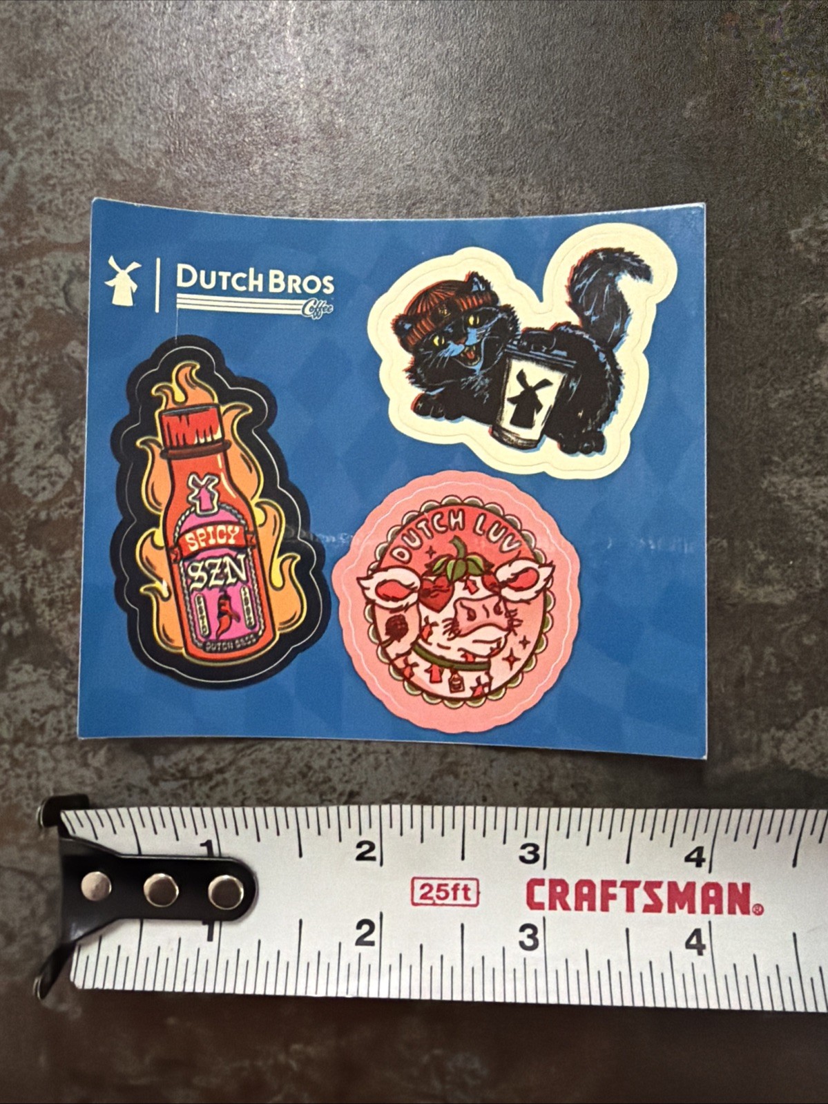 Dutch Bros Mini Sticker Sheet September 14 2026 