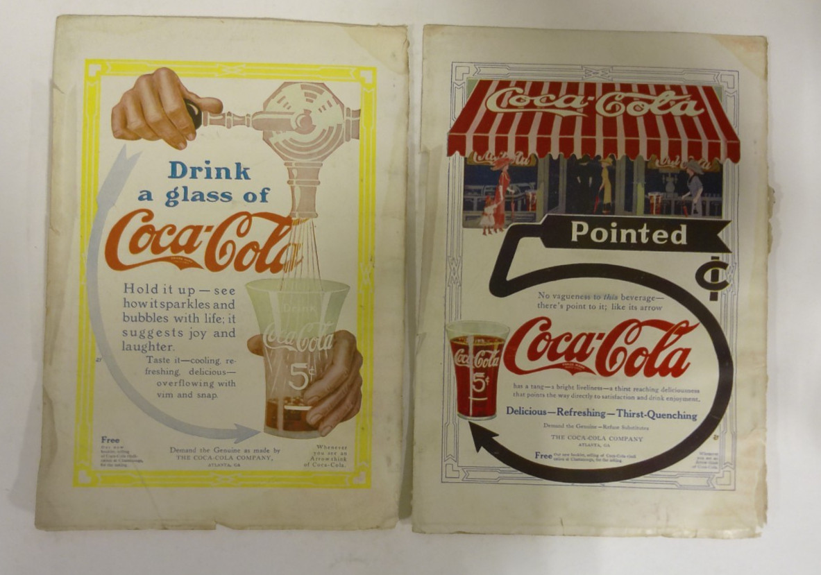 RARE Set of Early 1900's Coca-Cola Advertisement
