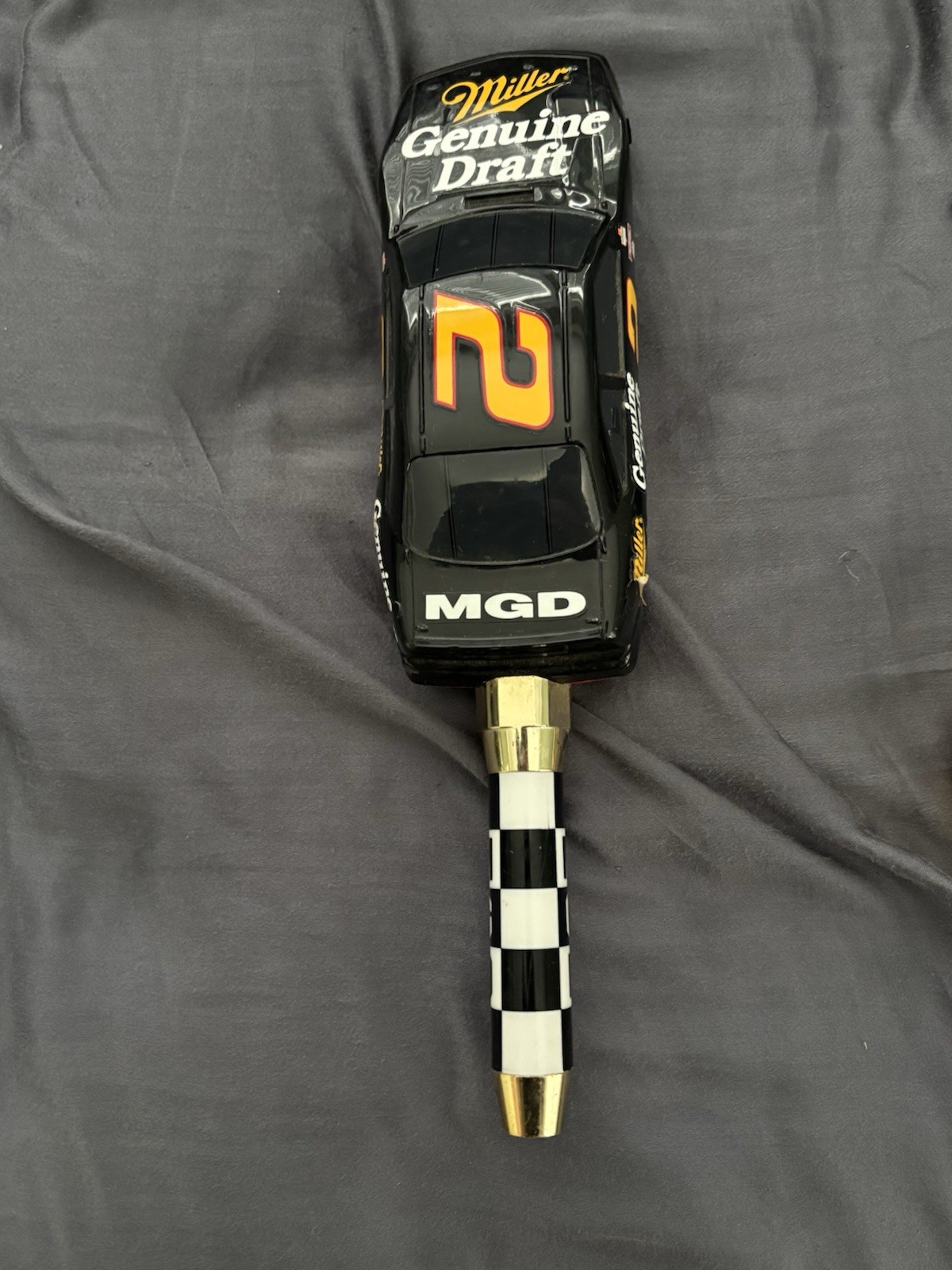 Miller Genuine Draft #2 Rusty Wallace Miller Racing Nascar Ford Tap Handle