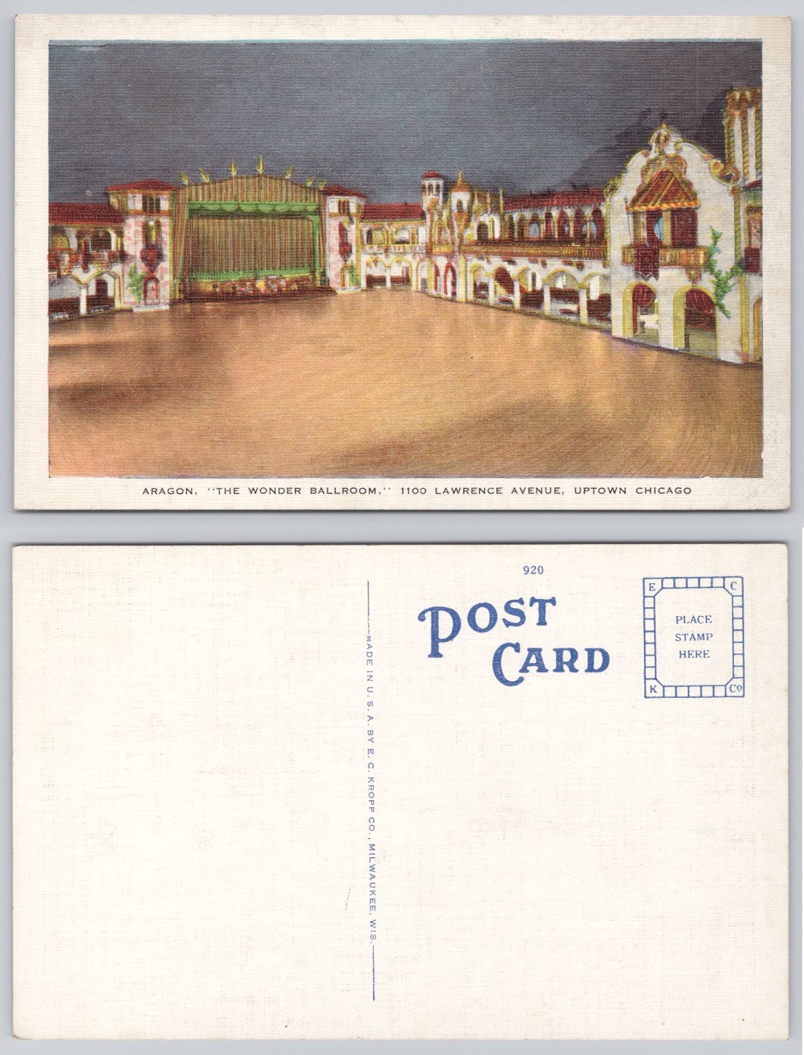 Vintage Aragon Ballroom Chicago IL 