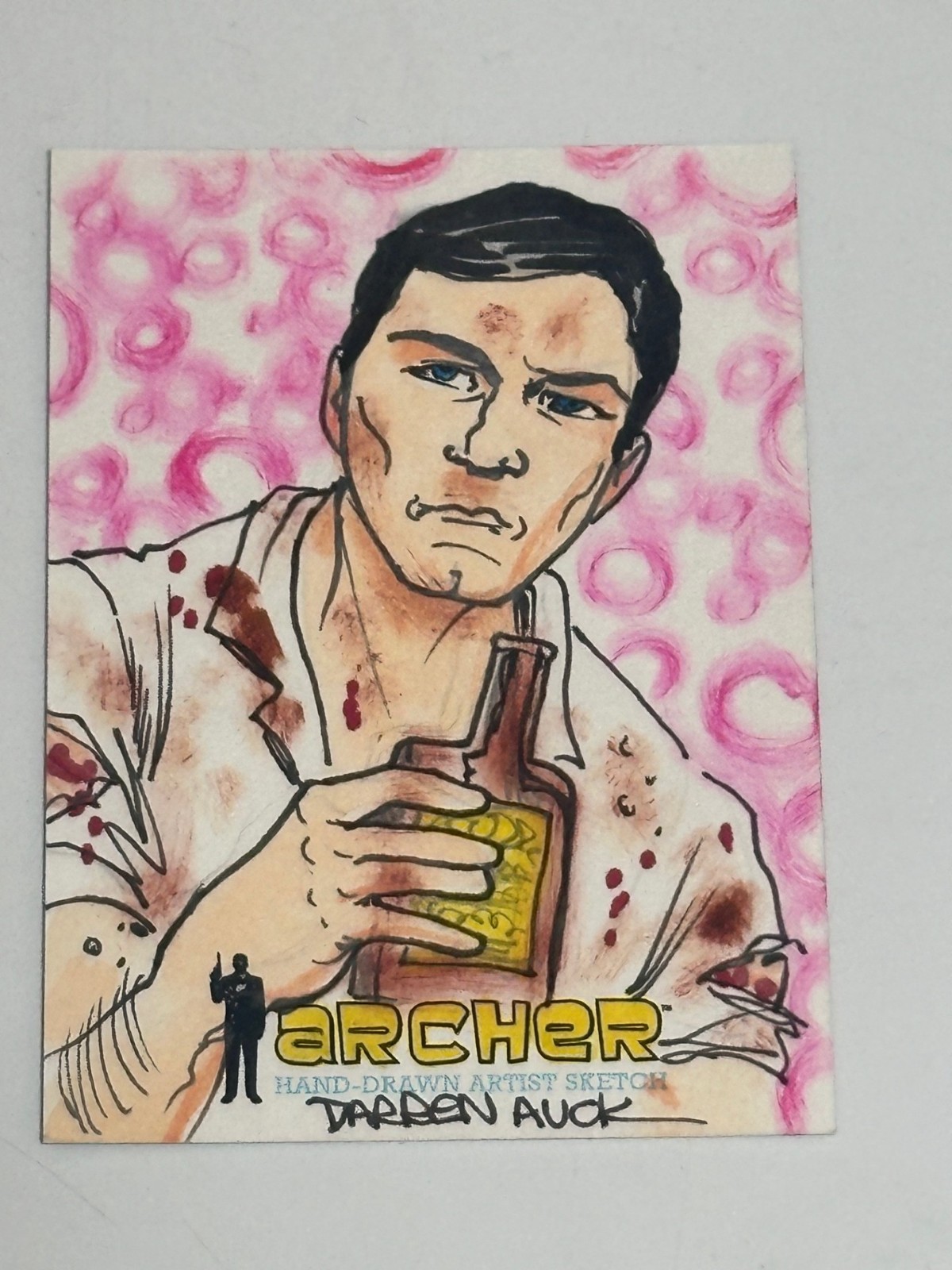 Cryptozoic Archer Seasons 1-4 Darren Auck Sketch Card A - 1/1