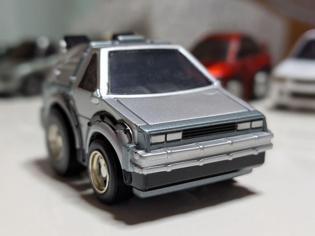 Back to the Future1985 Delorean Time Machine ChoroQ Takara Tomy