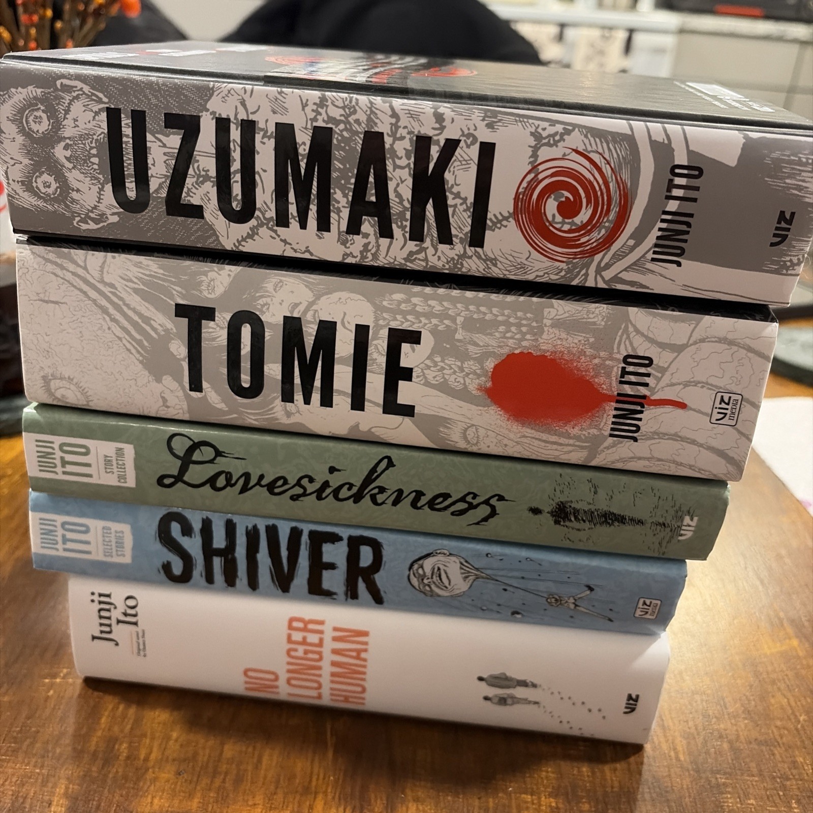 5 Junji Ito Book Bundle NEAR MINT CONDITION PRE-OWNED