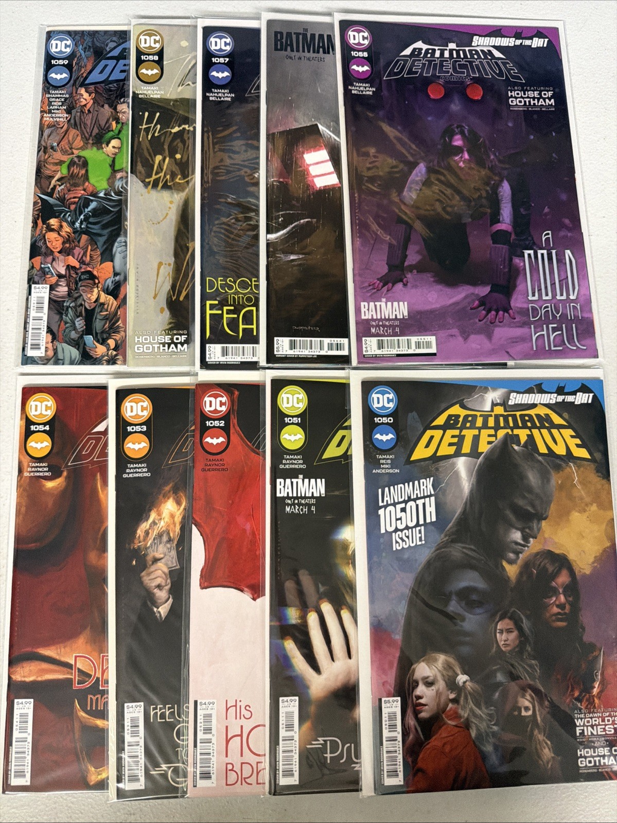 Detective Comics #1050 1051 1052 1053 1054 1055 1056 1057 1058 1059 Lot NM- *R7