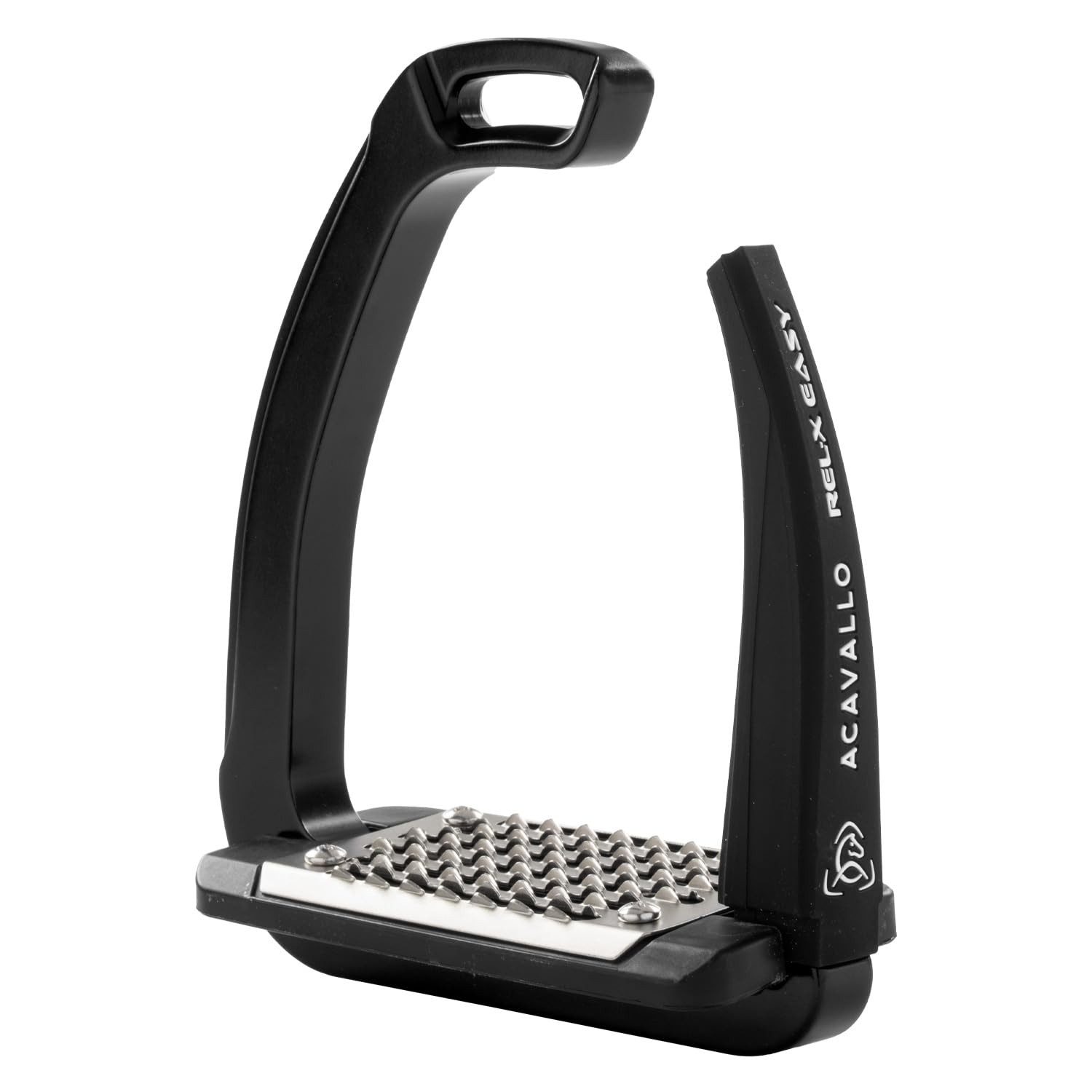 Acavallo Rel-X Easy Stirrups, One Size, Black, Set of 2 Acavallo Rel-X Easy Stirrups, One Size, Black, Set of 2