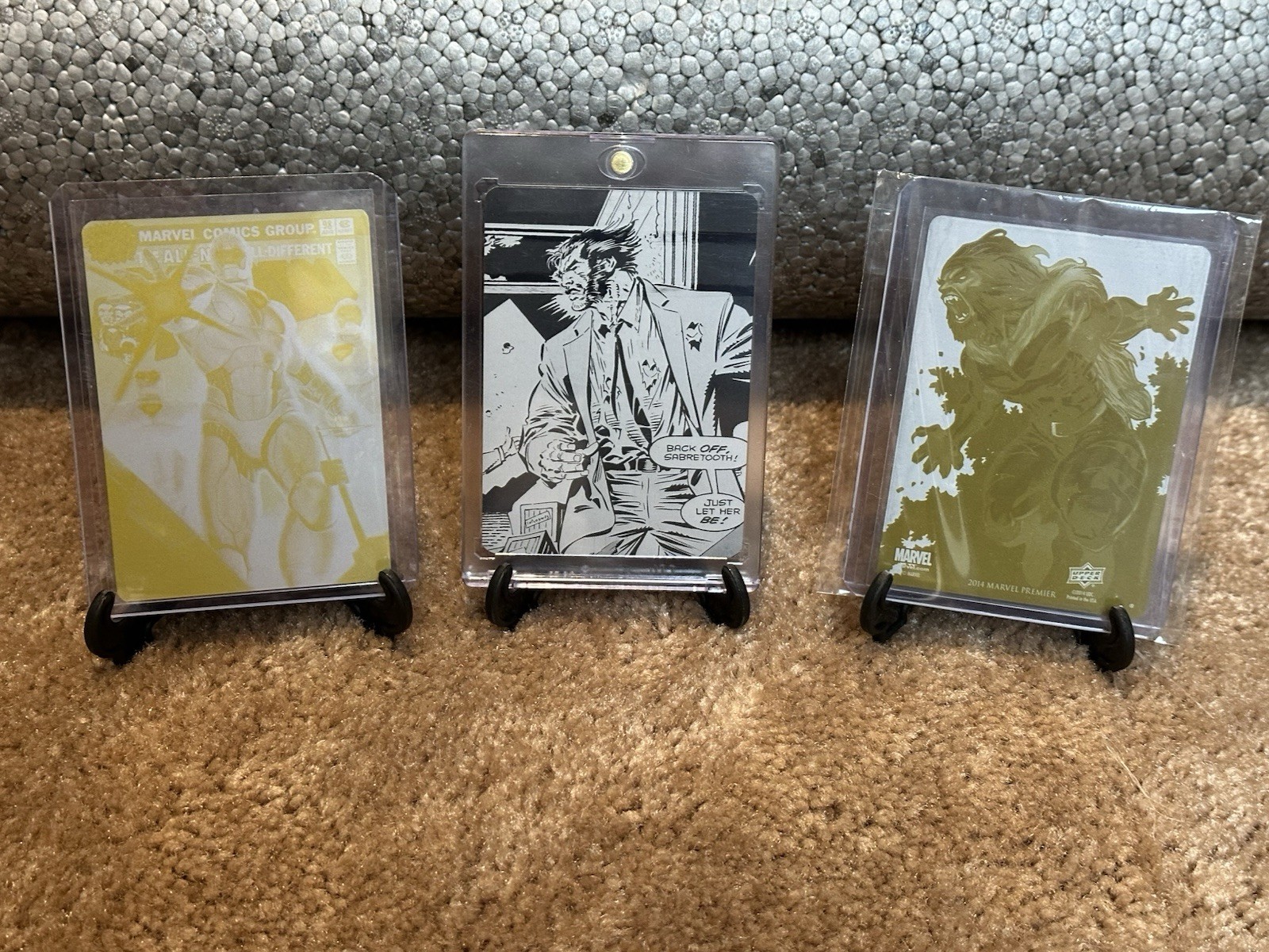 Rare Marvel Printing Plate Collection X-men Unreleased Art 1/1 3 Plates