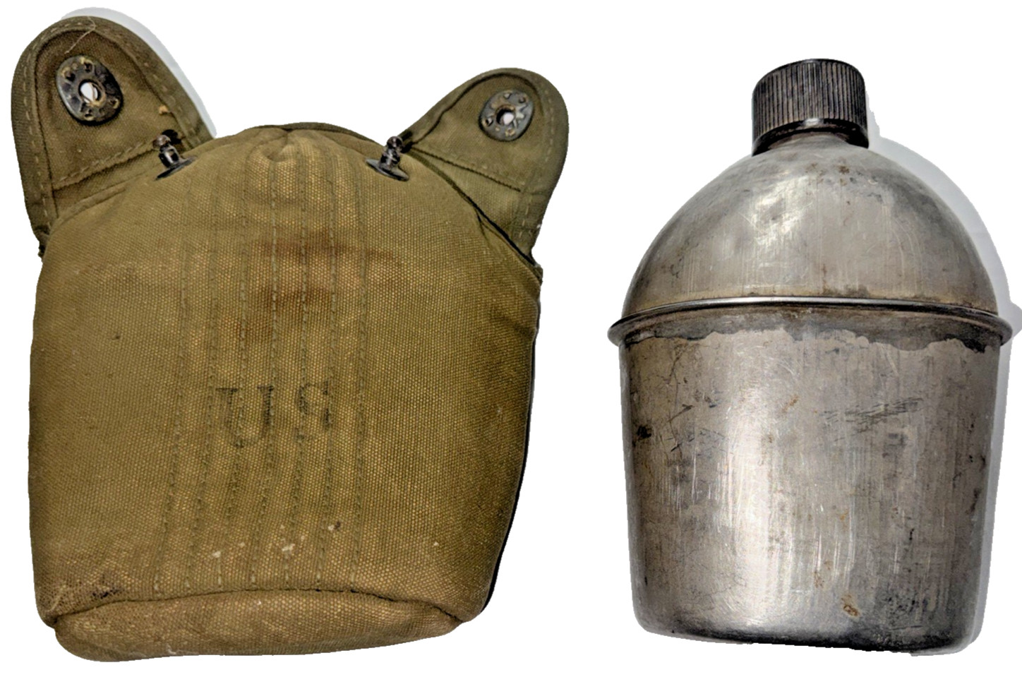 WW2 US Military Canteen With Cover 1943