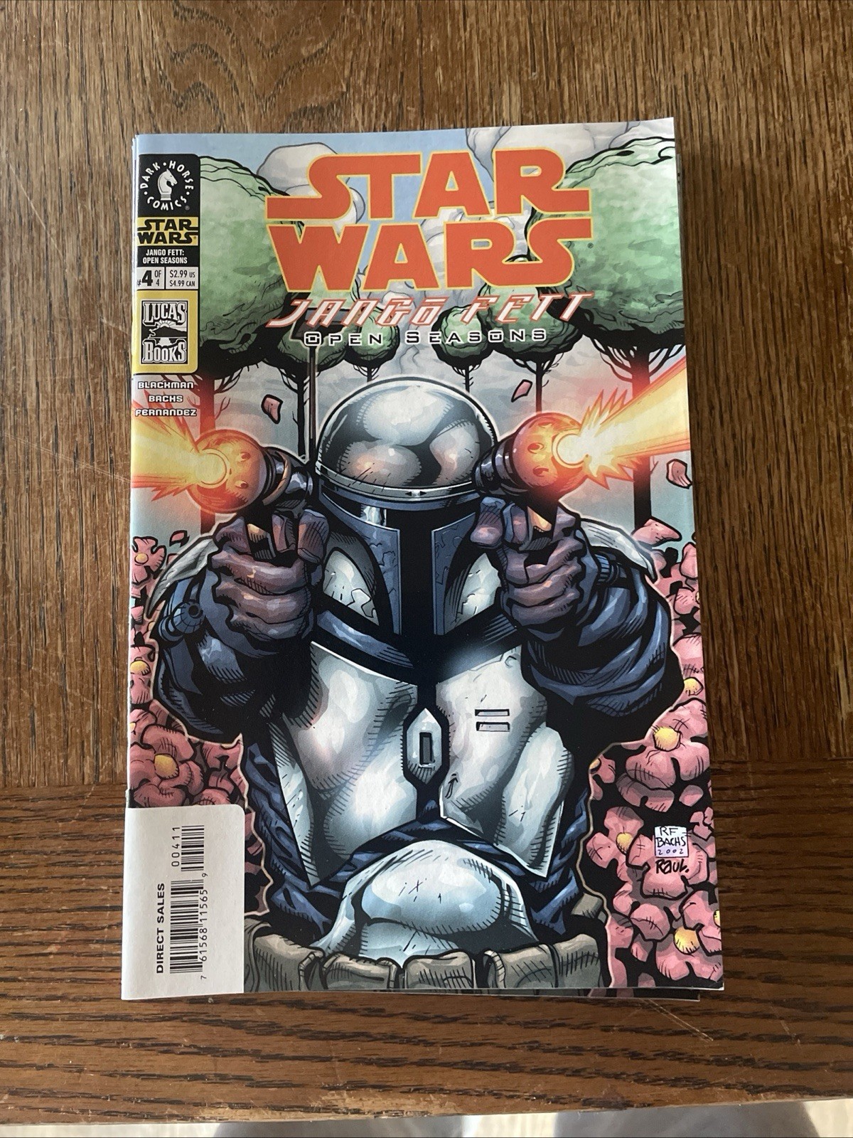 Dark Horse Comics Star Wars Jango Fett Open Season #4 NM Q