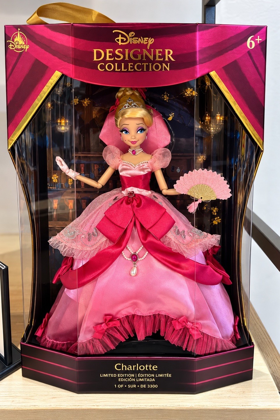 Disney Parks 2026 Designer Collection Princess And The Frog Charlotte LE Doll