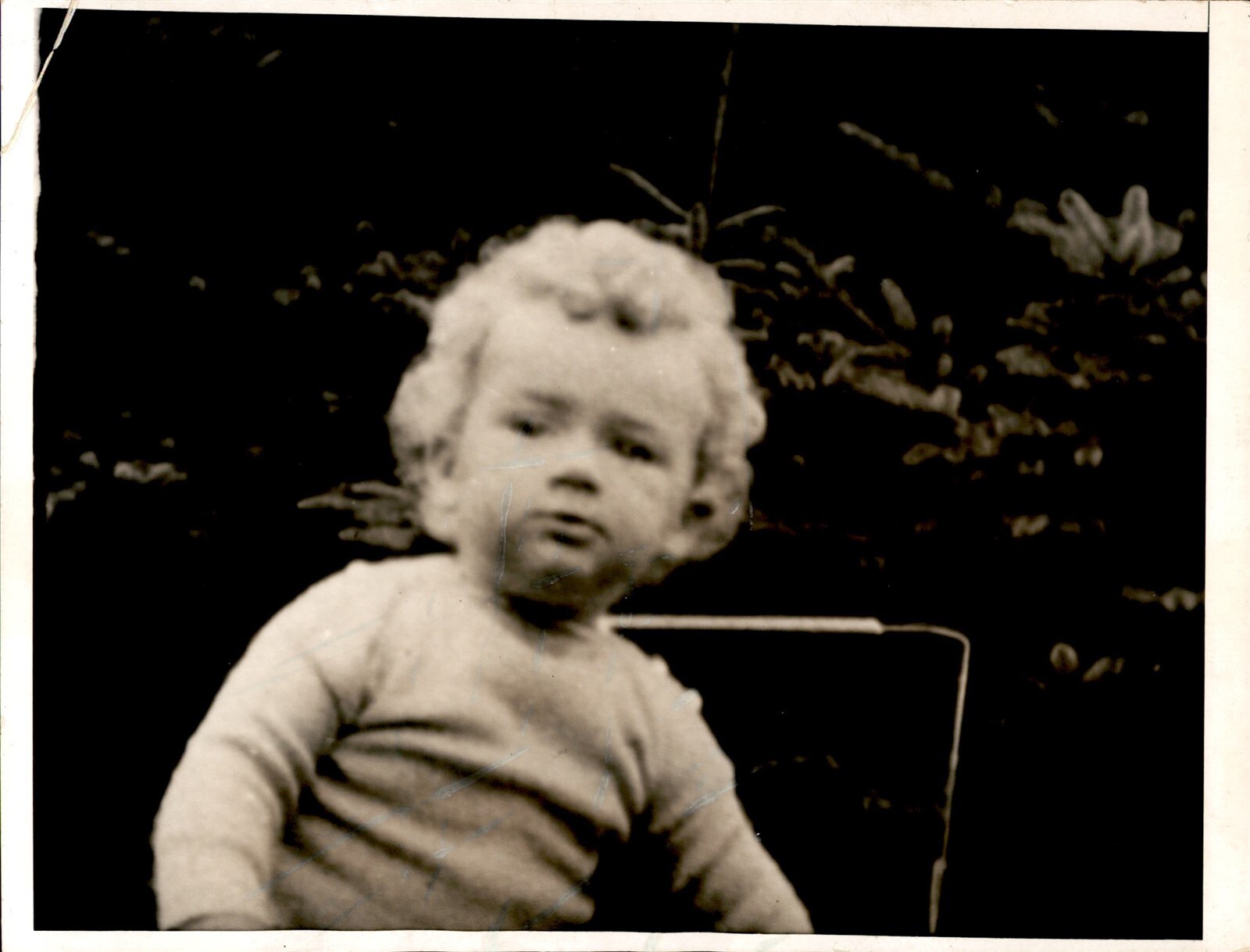 LG72 1932 Original ACME Photo CHARLES AUGUSTUS LINDBERG JR Baby Blonde Curls